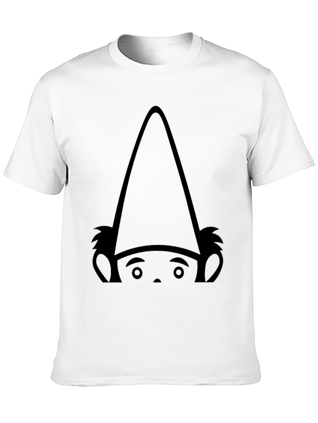 Funny Gnome Graphic Black T-Shirt