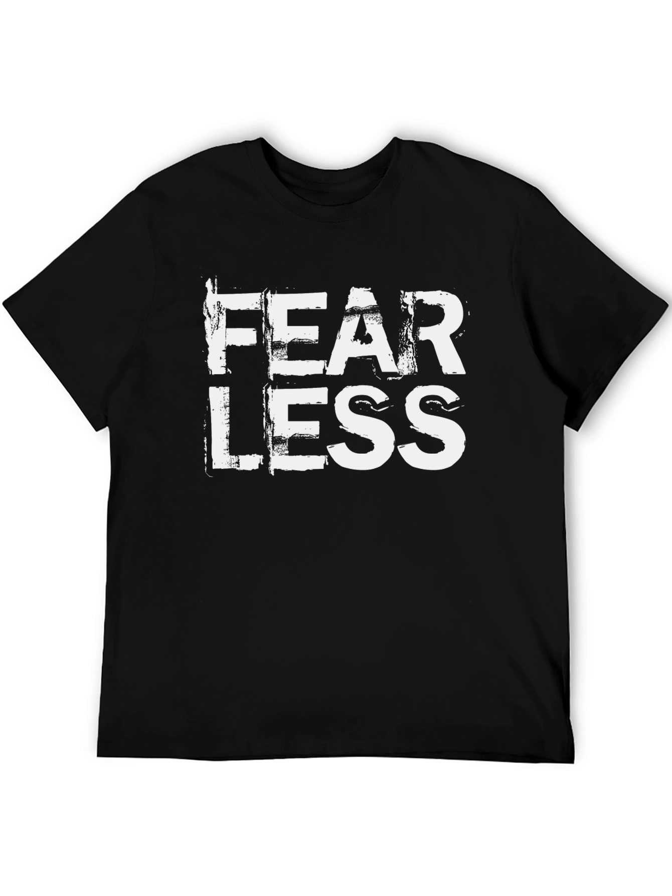 Fearless Graphic Tee - Black Cotton Blend