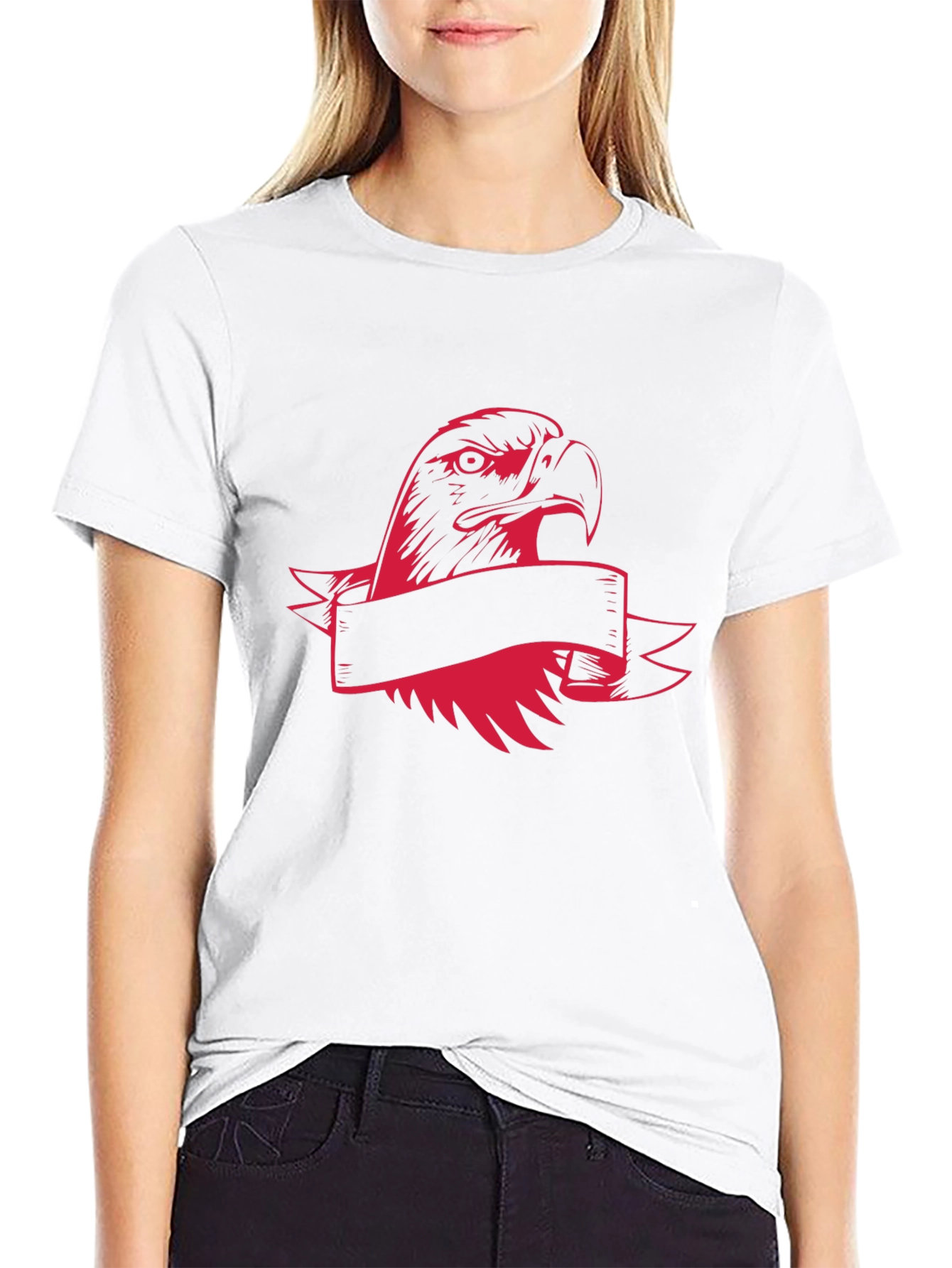 Bold Eagle Graphic Tee - Mens Black T-Shirt