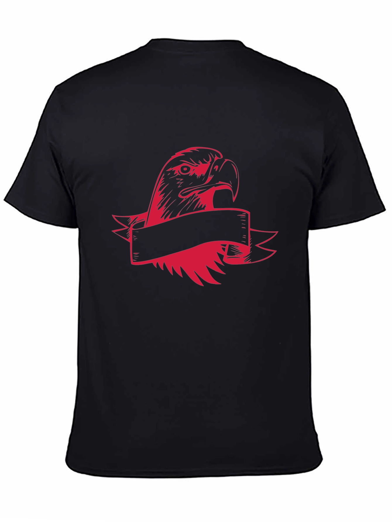 Bold Eagle Graphic Tee - Mens Black T-Shirt