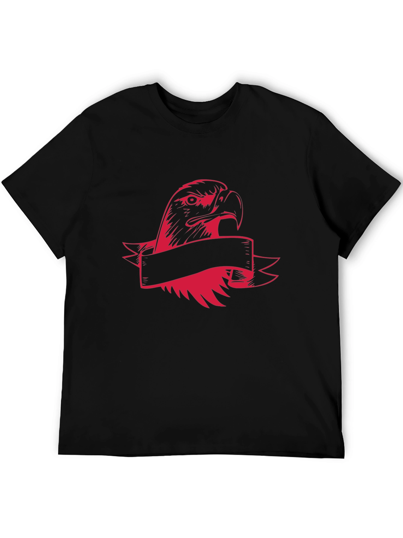 Bold Eagle Graphic Tee - Mens Black T-Shirt