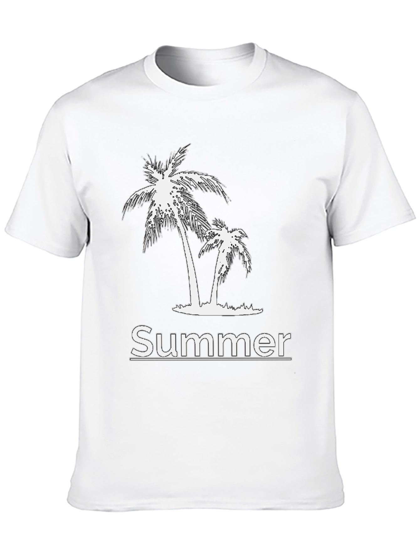 Summer Vibes Black Graphic Tee