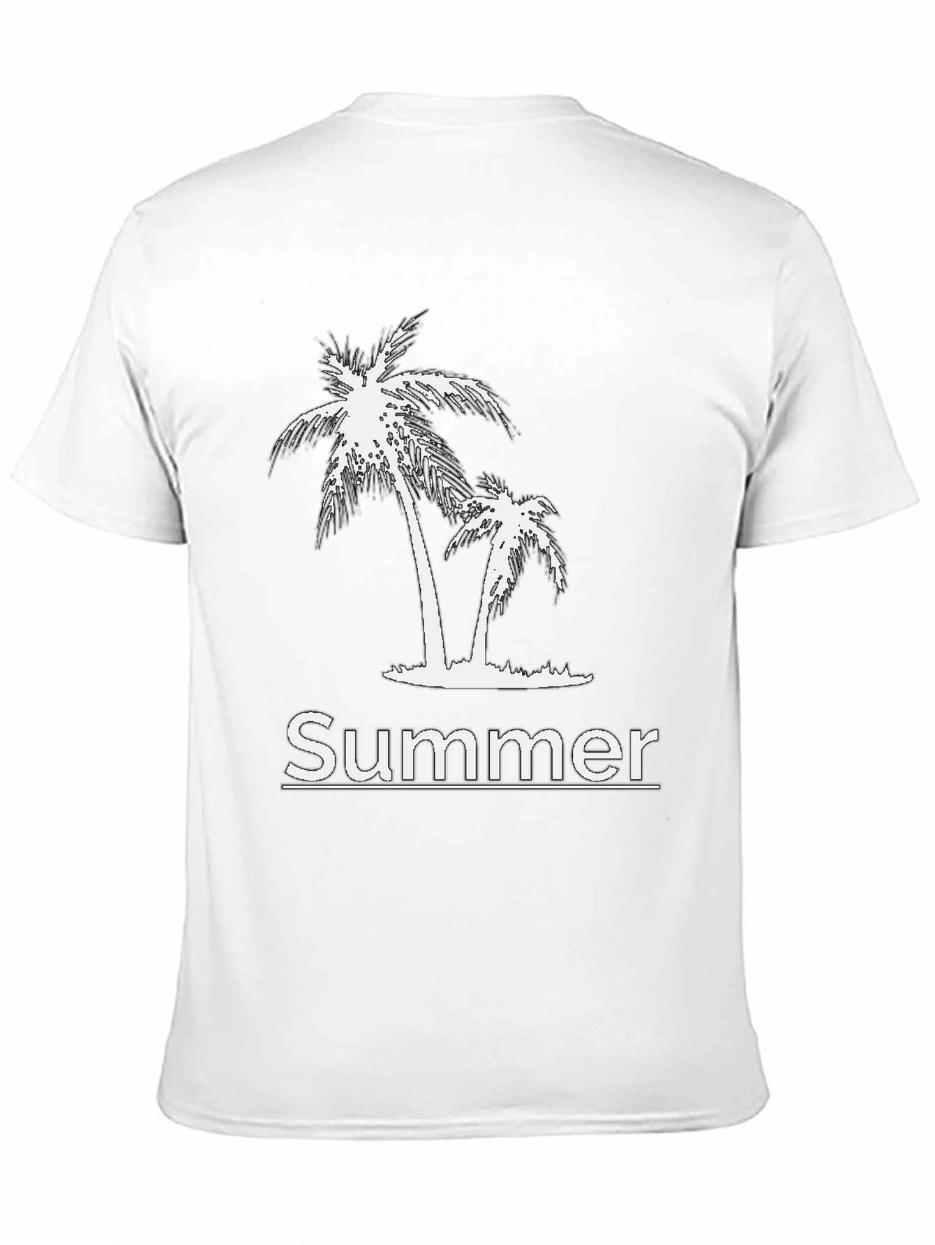 Summer Vibes Black Graphic Tee