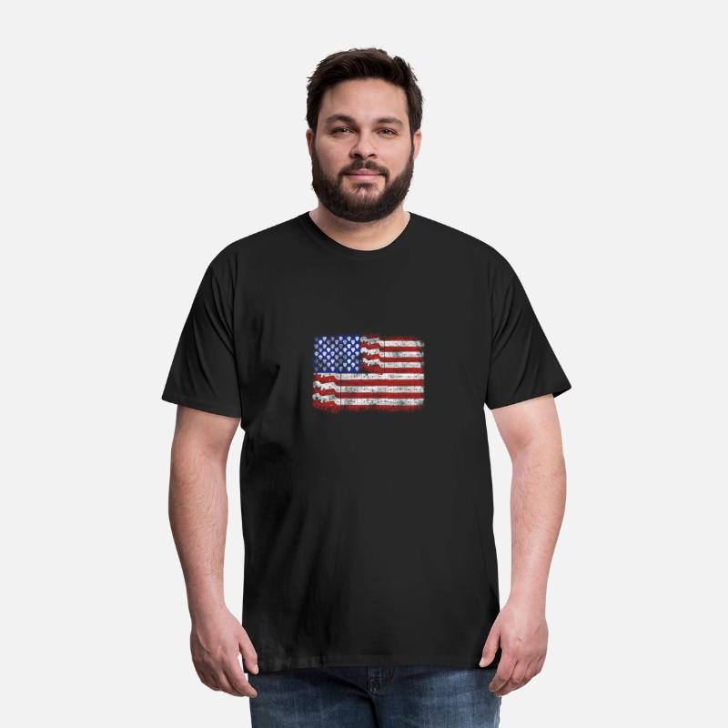 Guitar American Rock Gift US Flag Rock Guitars Con