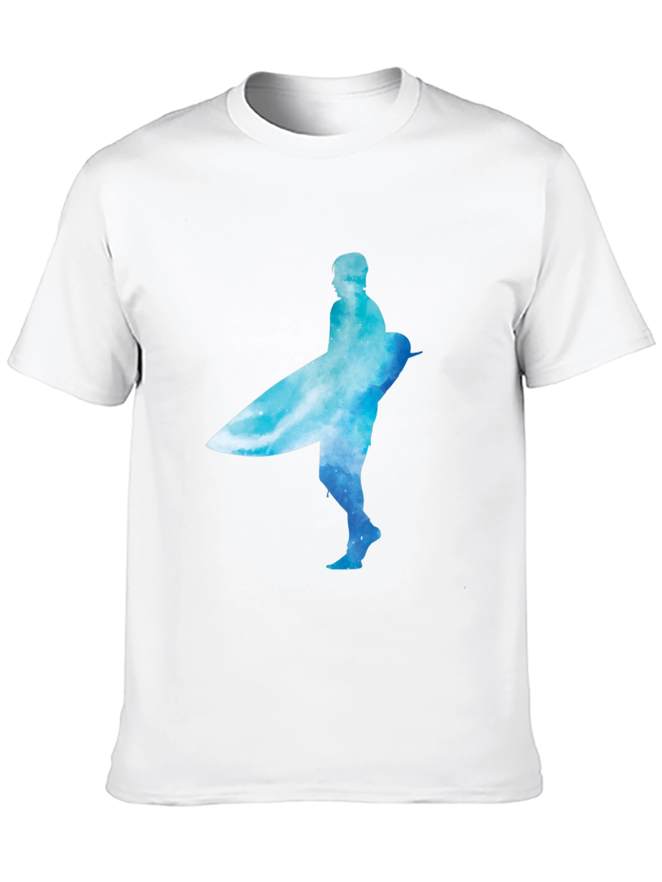 Surfer Graphic Tee - Black Cotton Blend