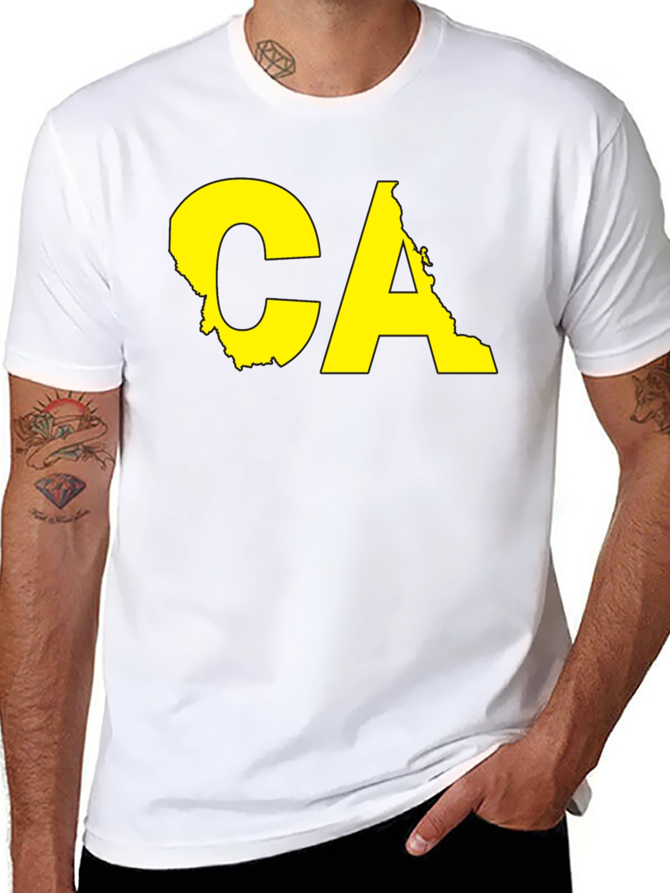 California State CA Graphic Mens T-Shirt