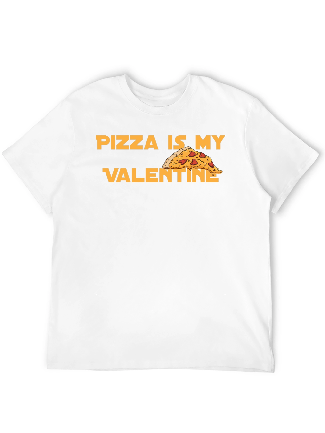 Pizza Is My Valentine Graphic T-Shirt