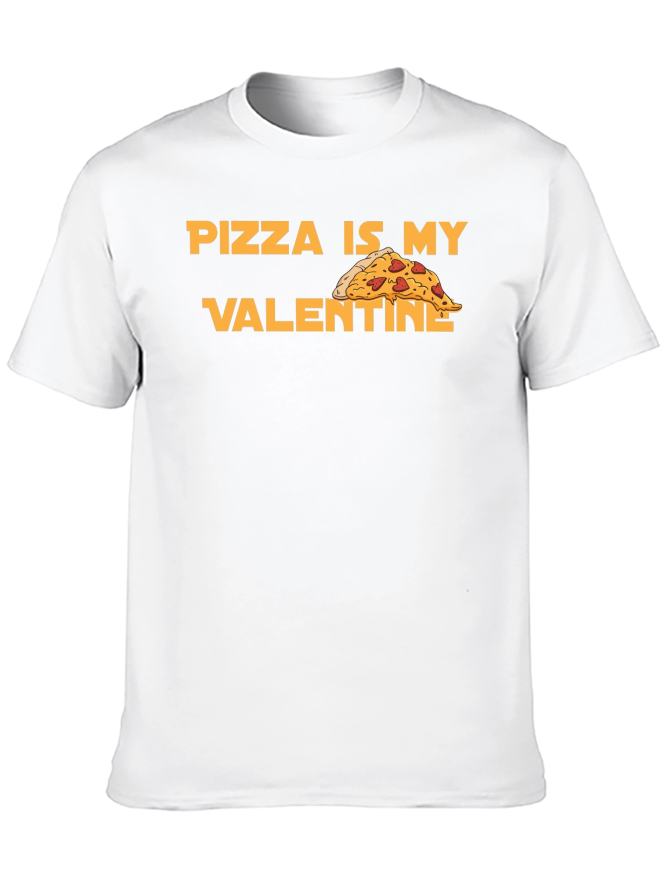 Pizza Is My Valentine Graphic T-Shirt