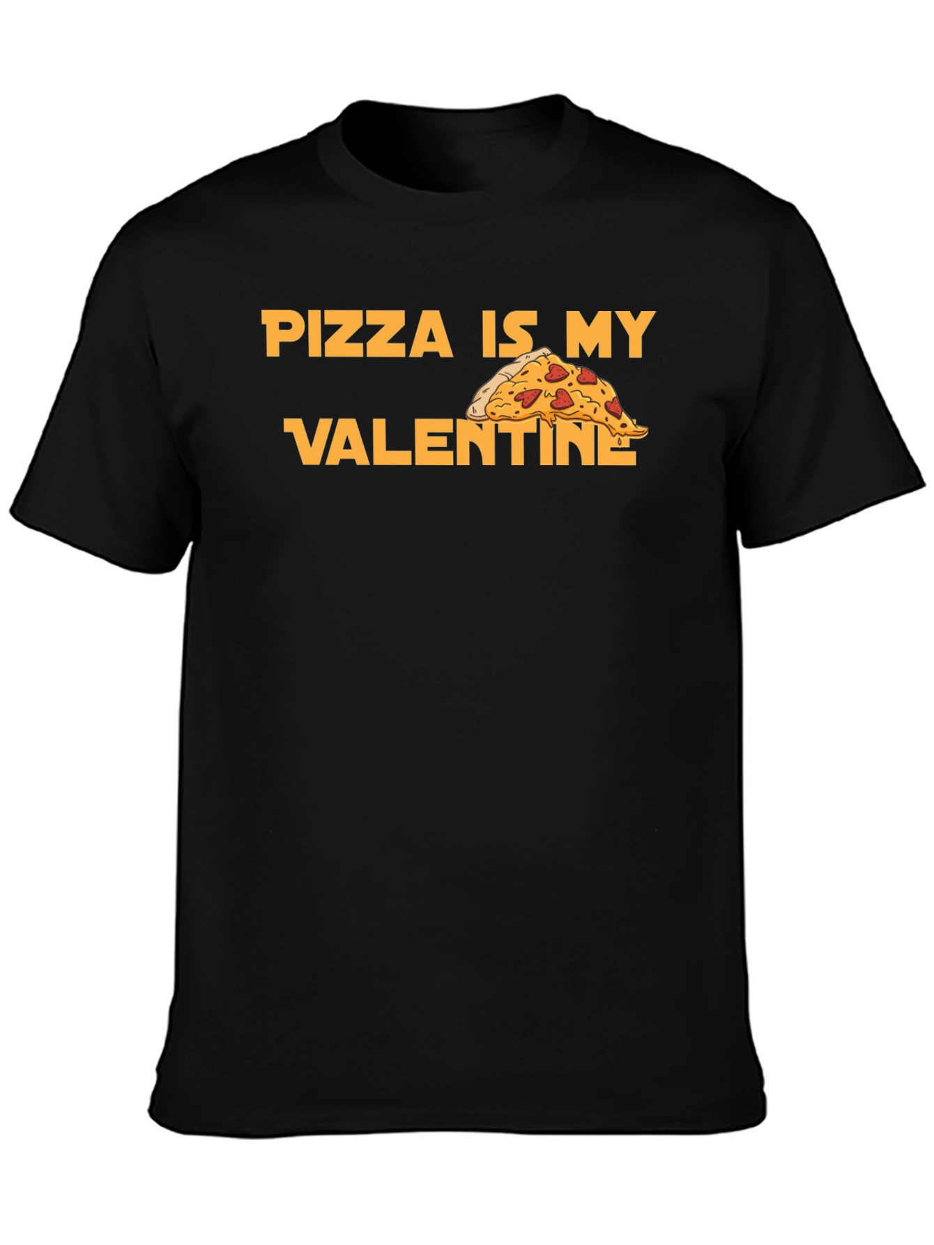 Pizza Is My Valentine Graphic T-Shirt