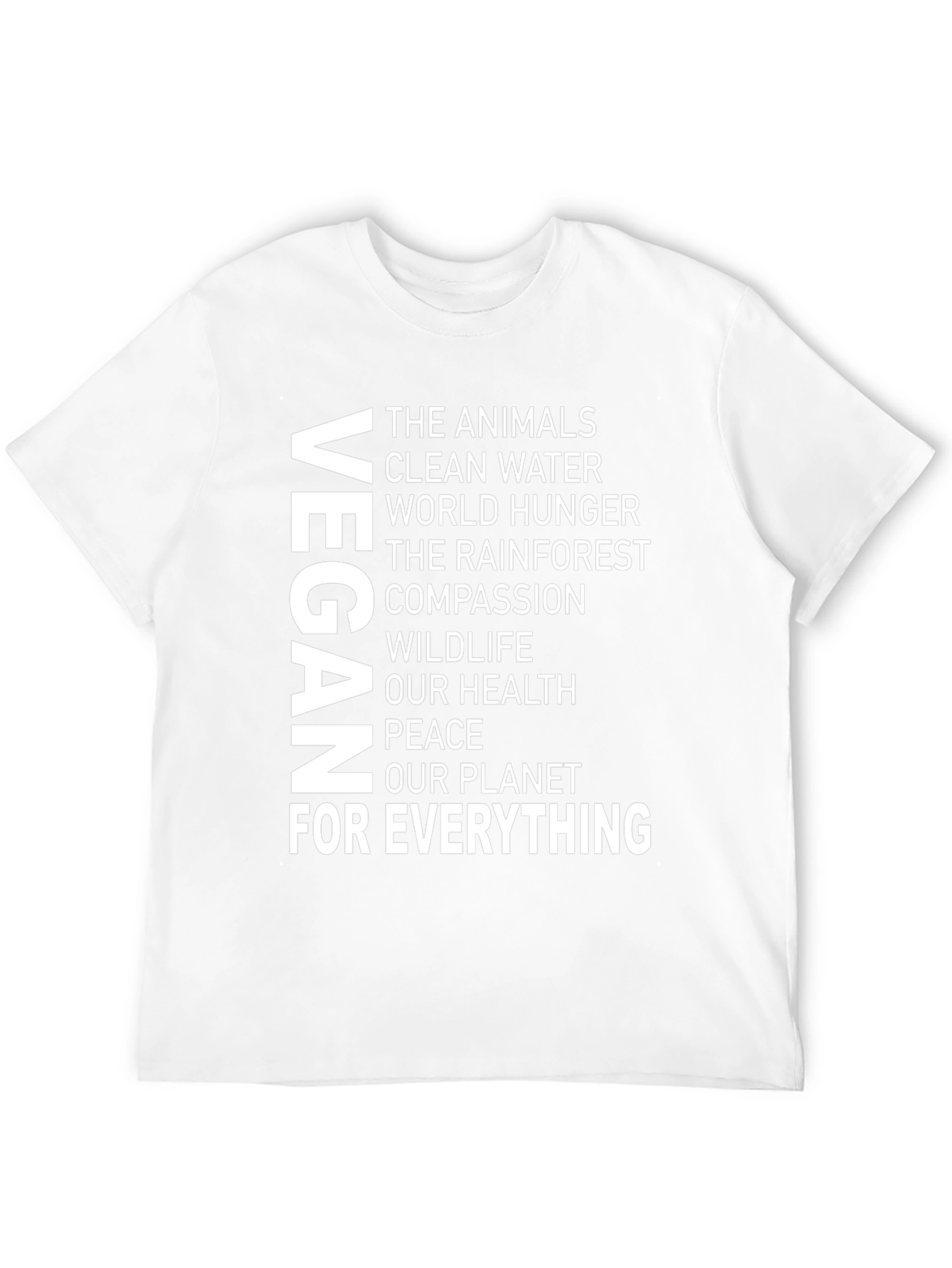 Vegan T-Shirt: For Animals Health & Planet