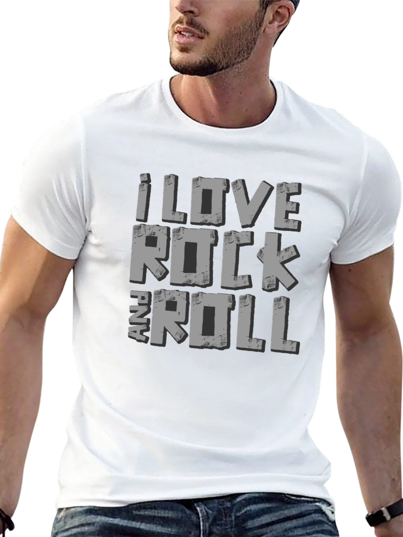 I Love Rock and Roll Graphic T-Shirt