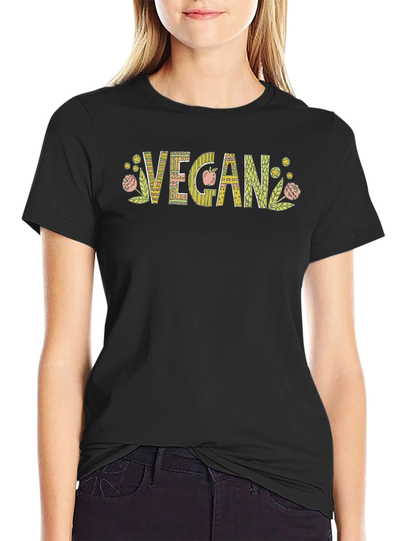 Vegan Graphic Tee - Stylish & Comfortable