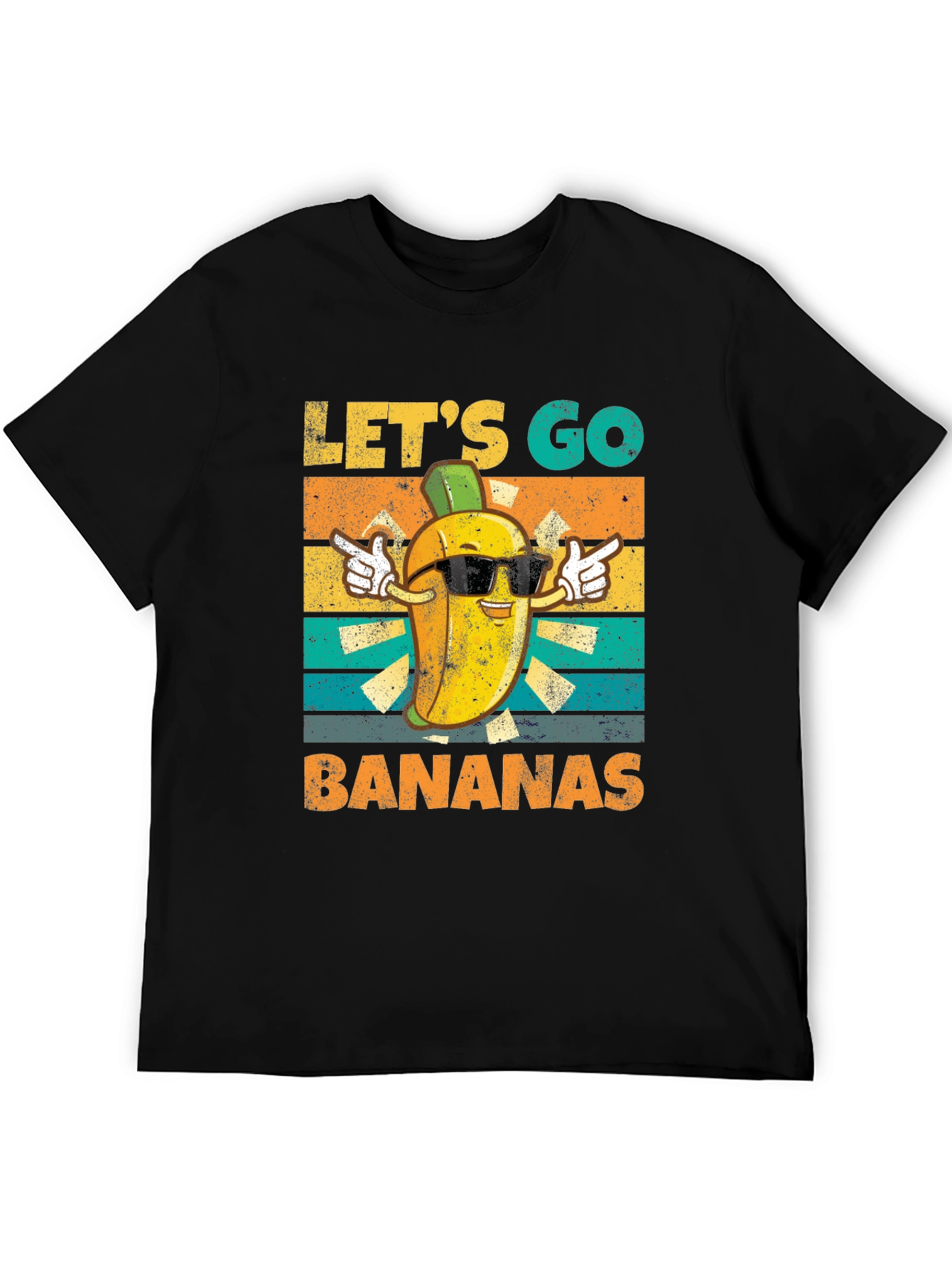 Lets Go Bananas T-Shirt Funny Fruit Design