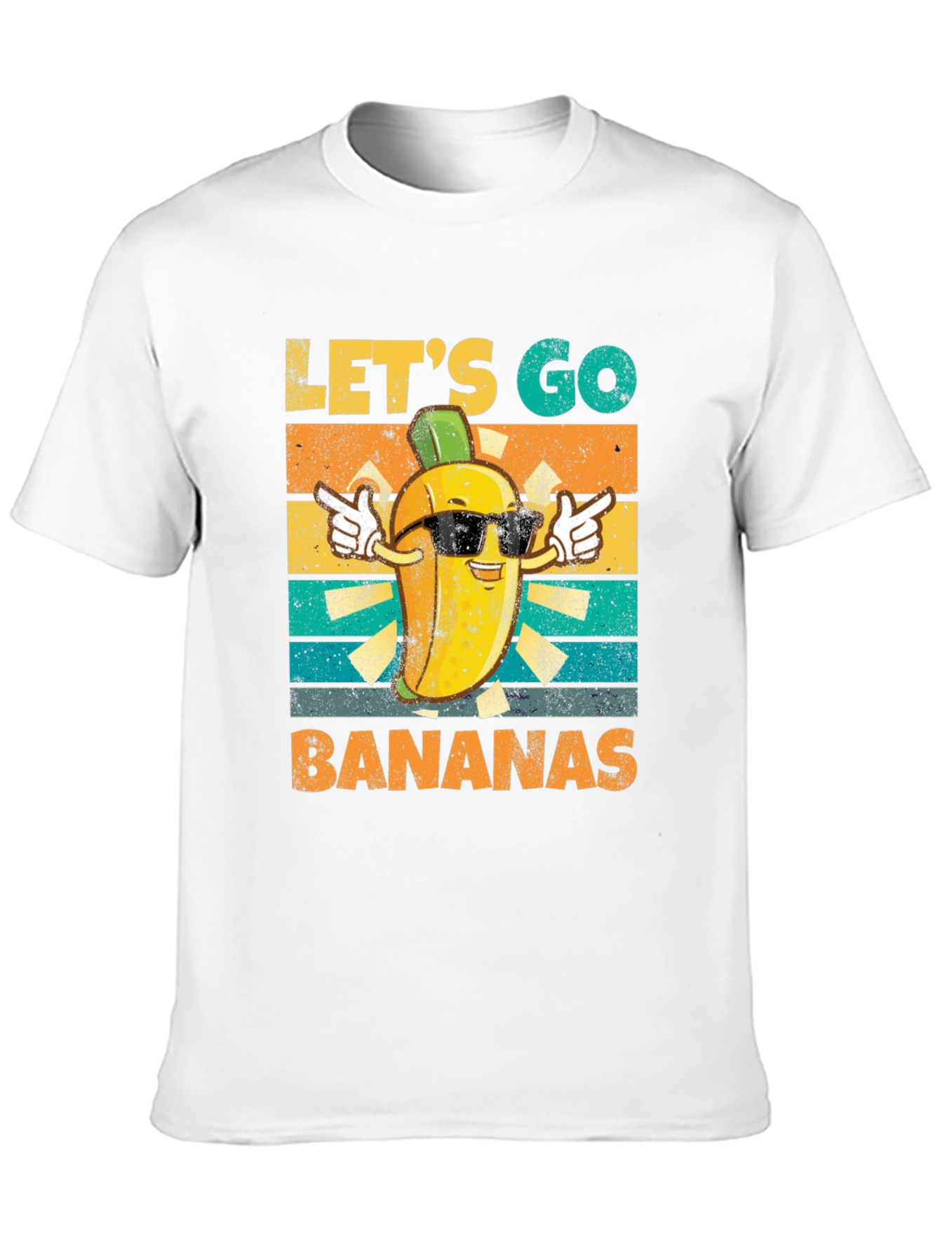 Lets Go Bananas T-Shirt Funny Fruit Design