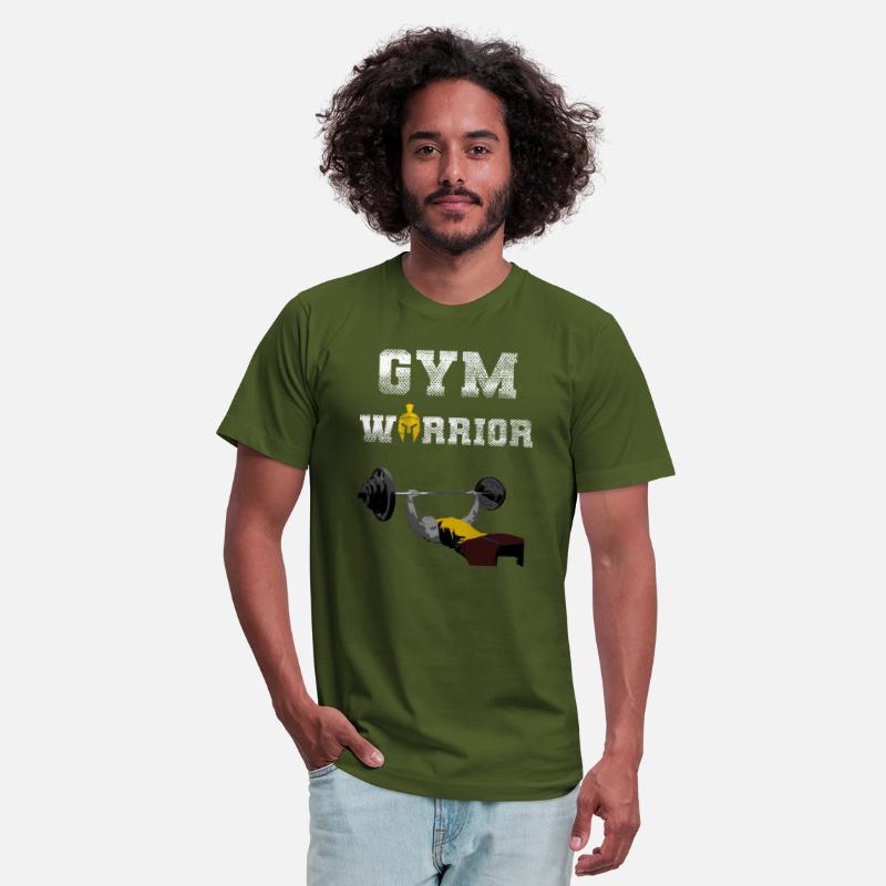 Gym Warrior at Bench Press in Gym Workout