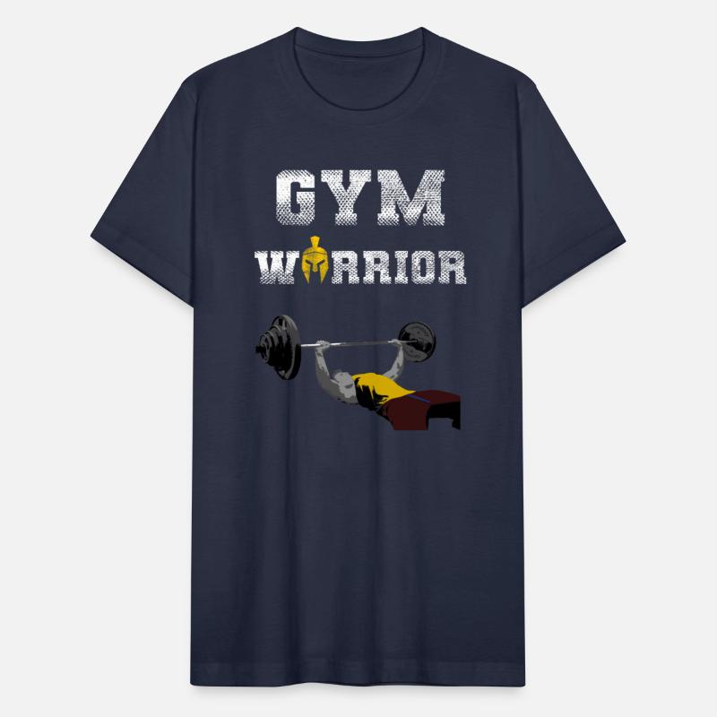 Gym Warrior at Bench Press in Gym Workout