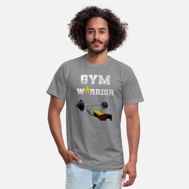 Gym Warrior at Bench Press in Gym Workout