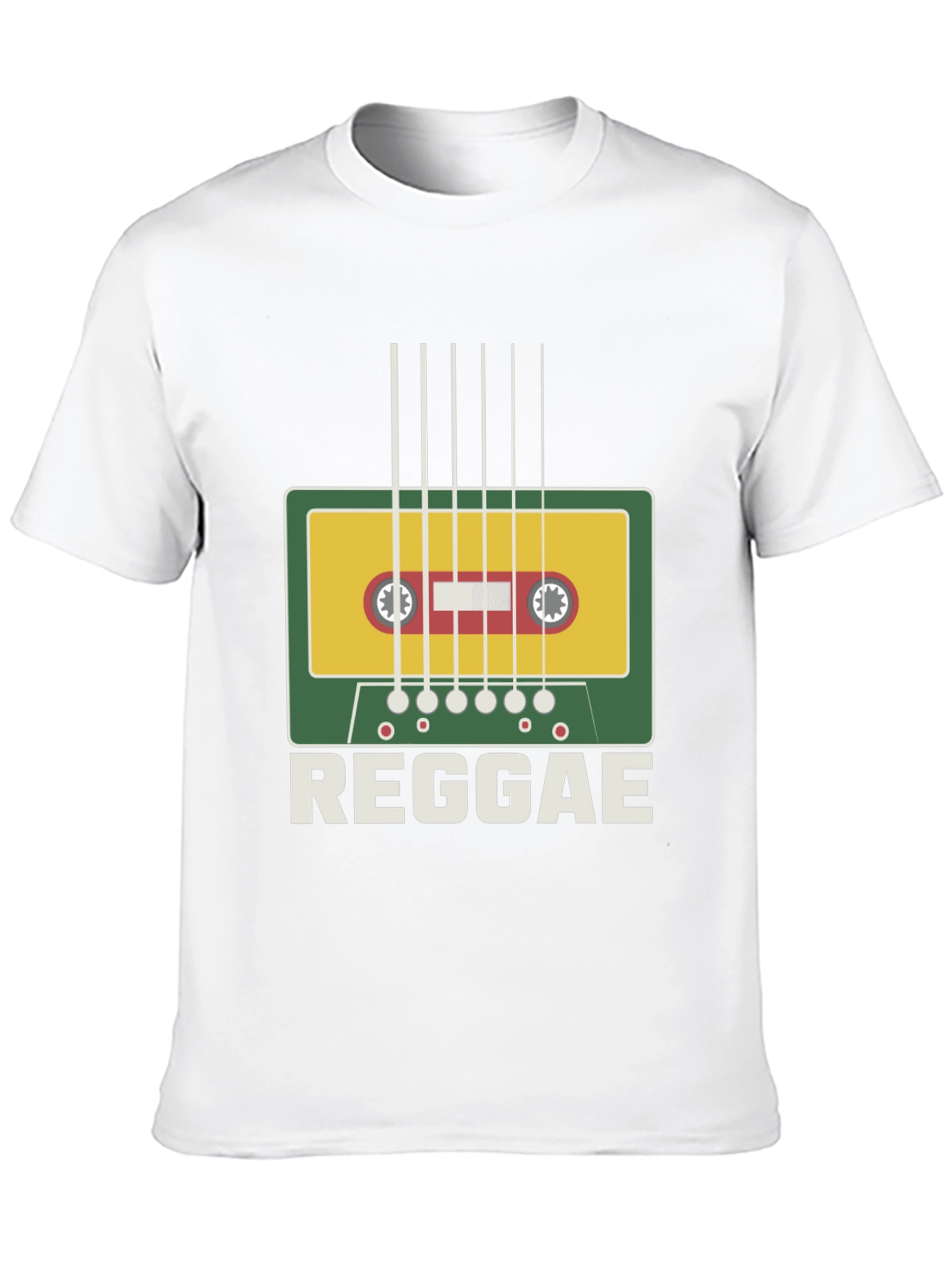 Reggae Music Cassette Tape Graphic T-Shirt