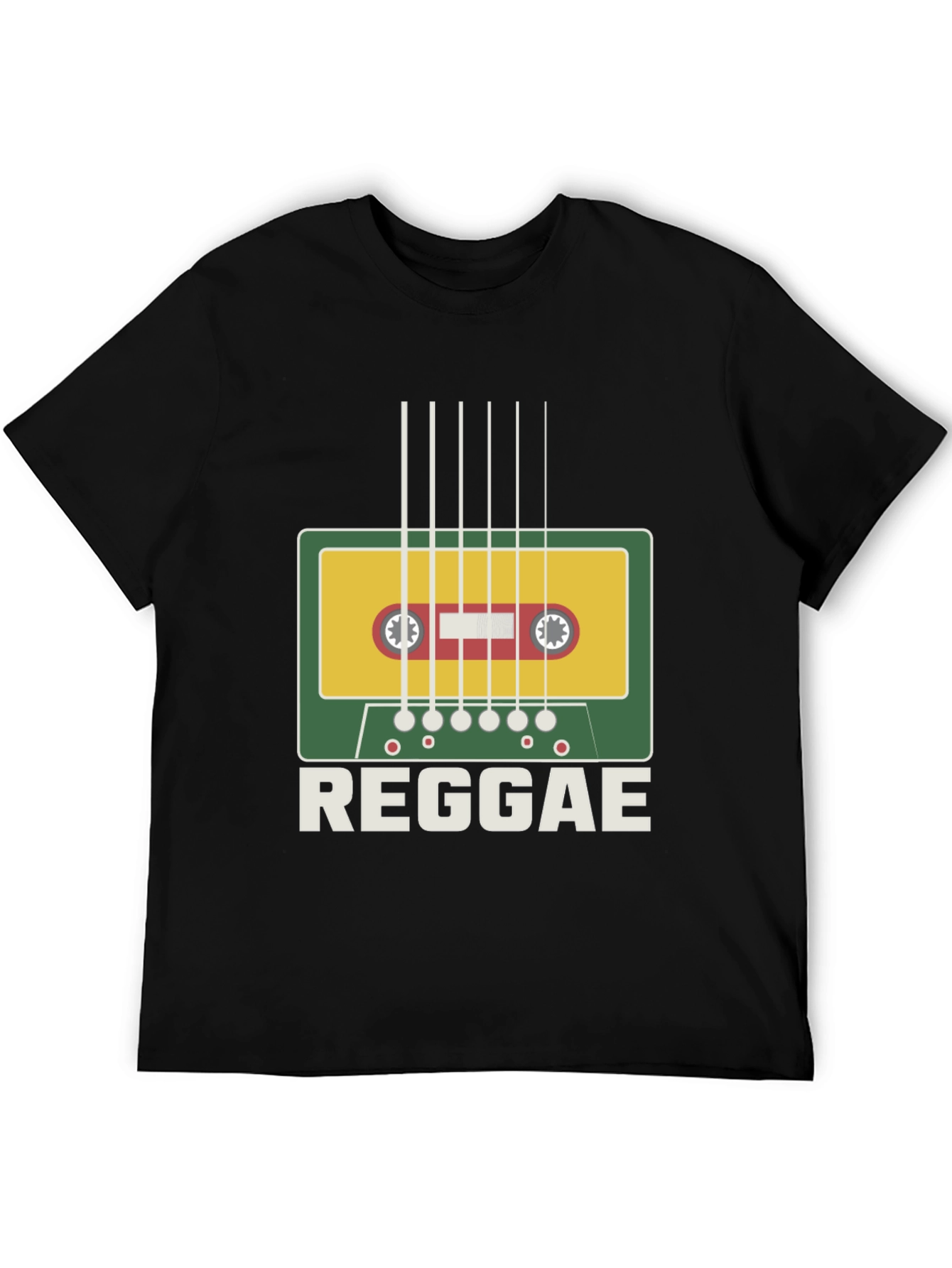 Reggae Music Cassette Tape Graphic T-Shirt