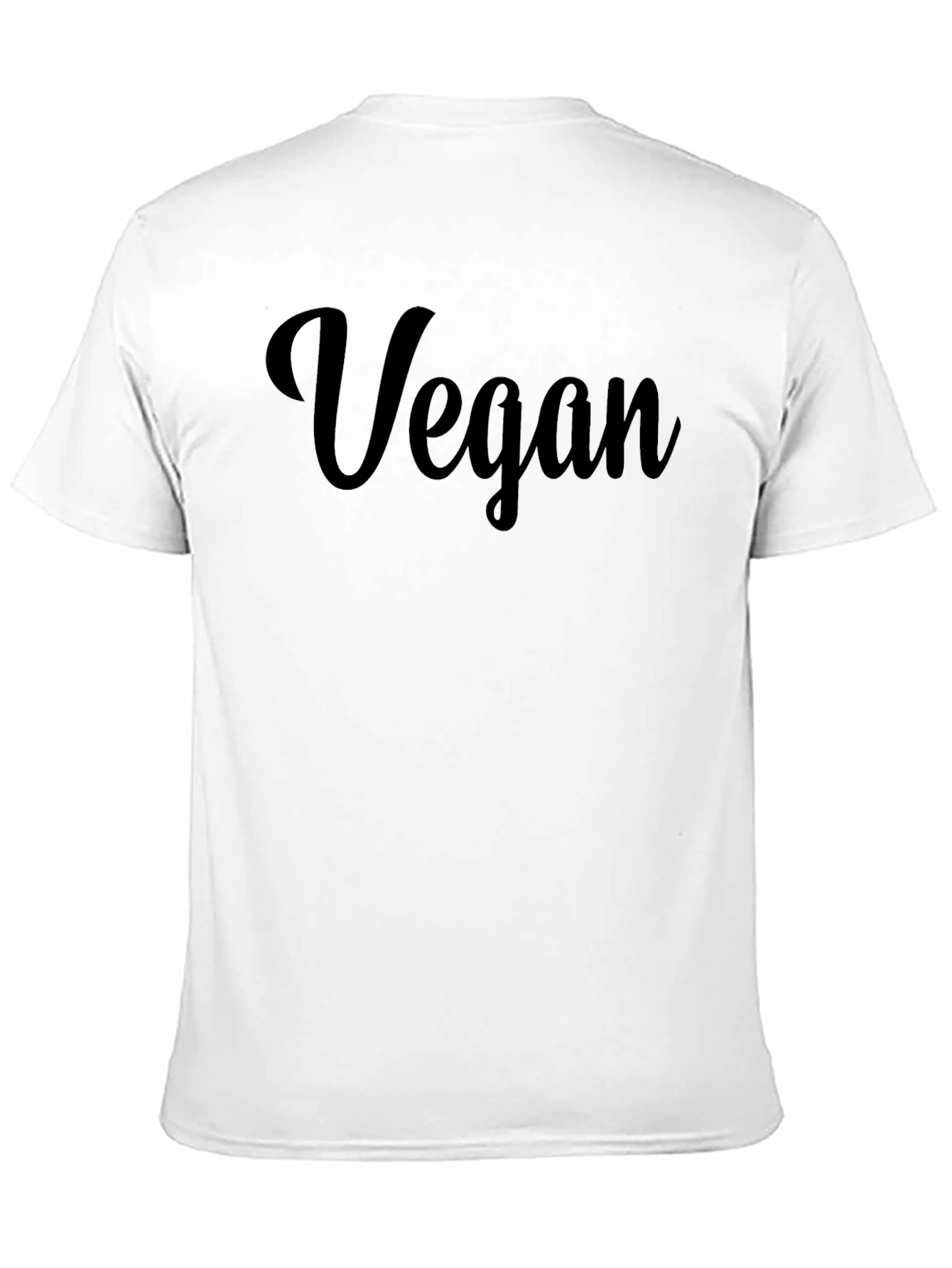 Vegan Statement Crew Neck T-Shirt