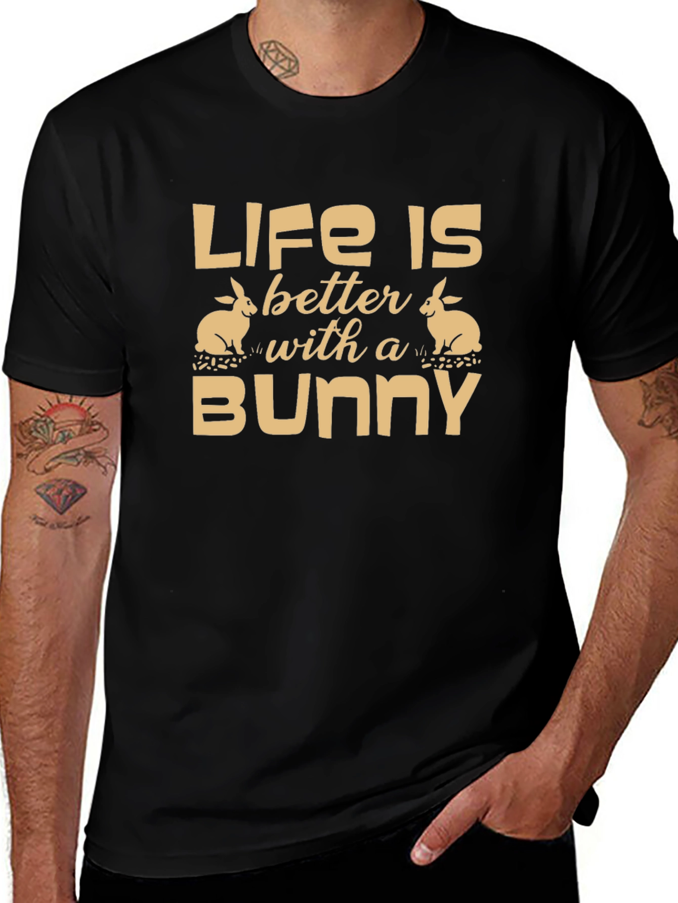 Life is Better with a Bunny T-Shirt