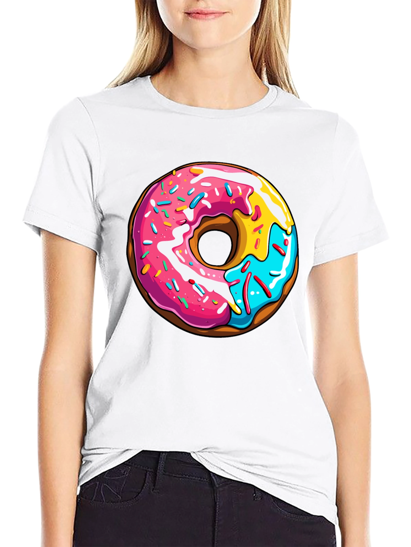 Donut Graphic Tee - Sweet Treat T-Shirt