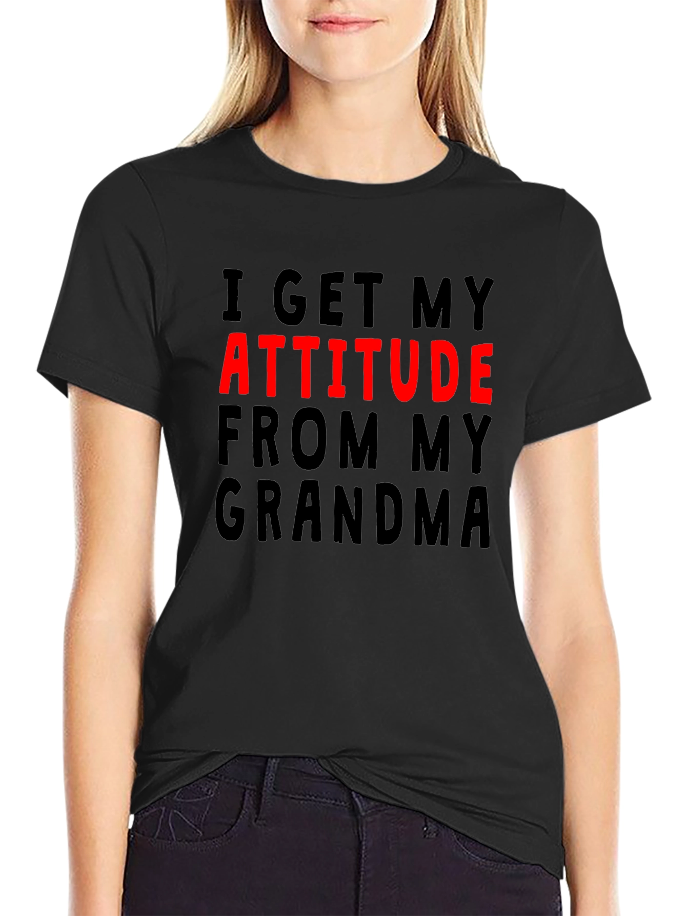 Attitude from Grandma Graphic Tee