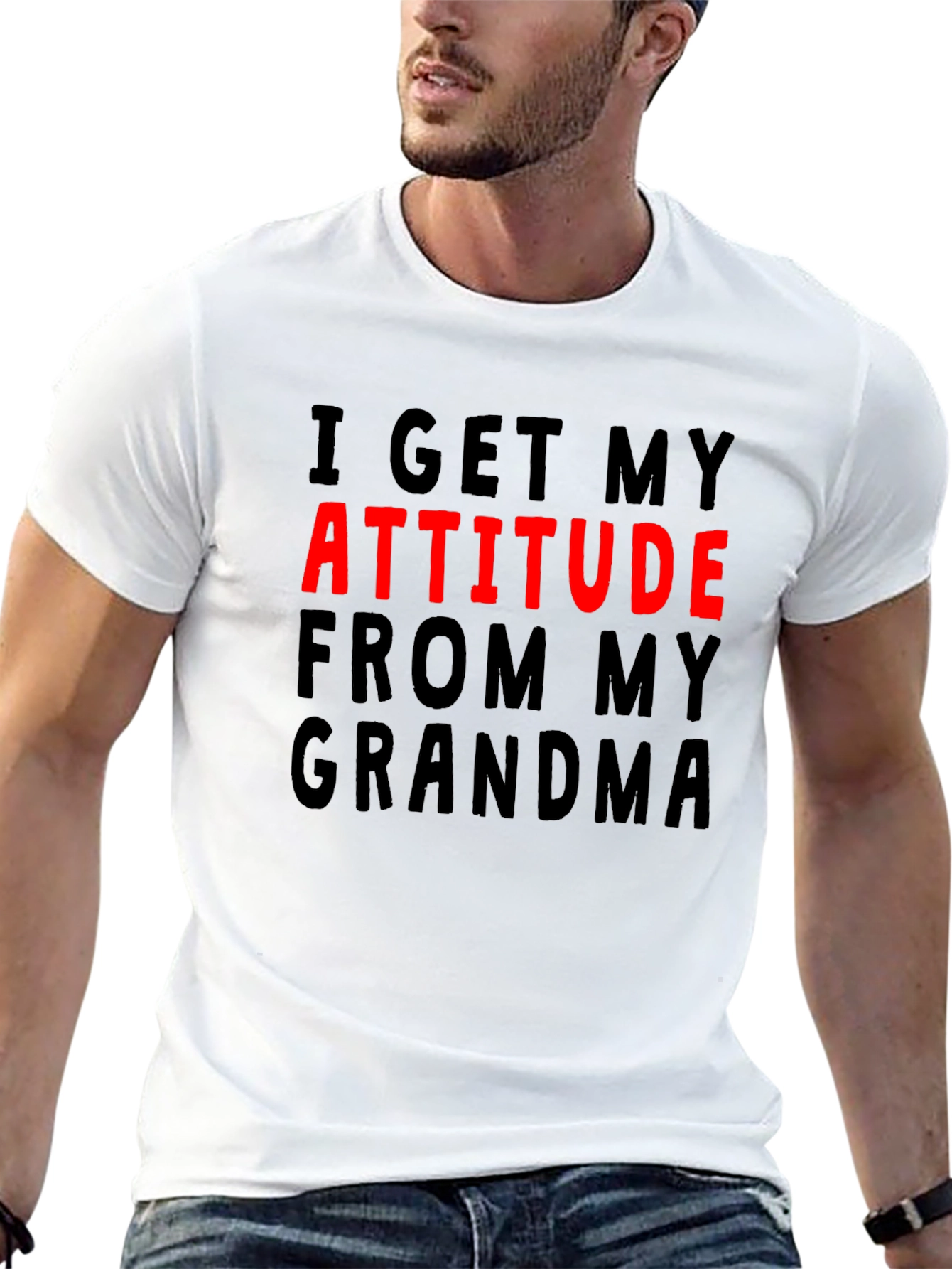 Attitude from Grandma Graphic Tee