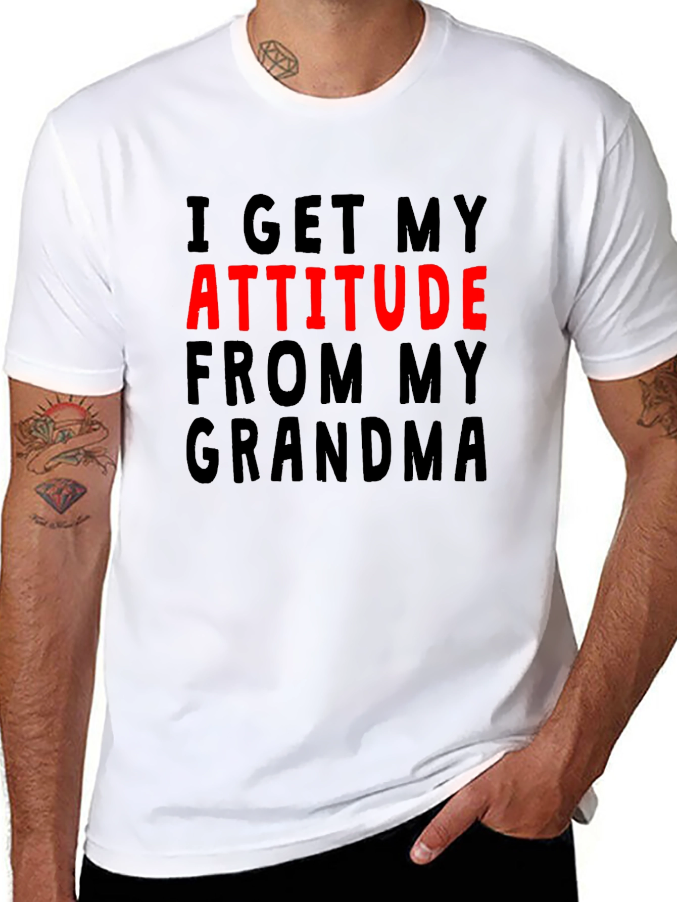 Attitude from Grandma Graphic Tee