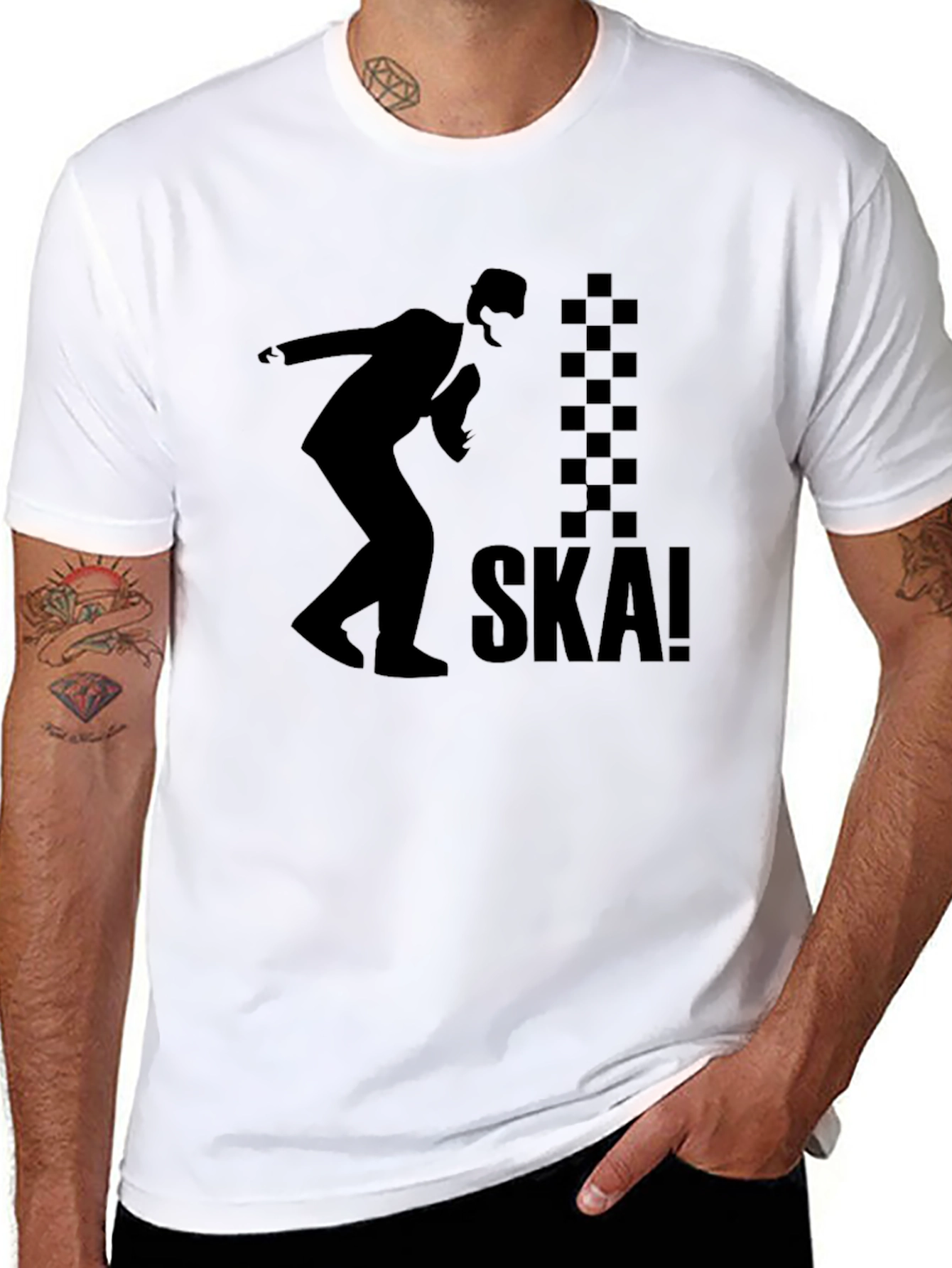 Ska Dance Silhouette Black T-Shirt