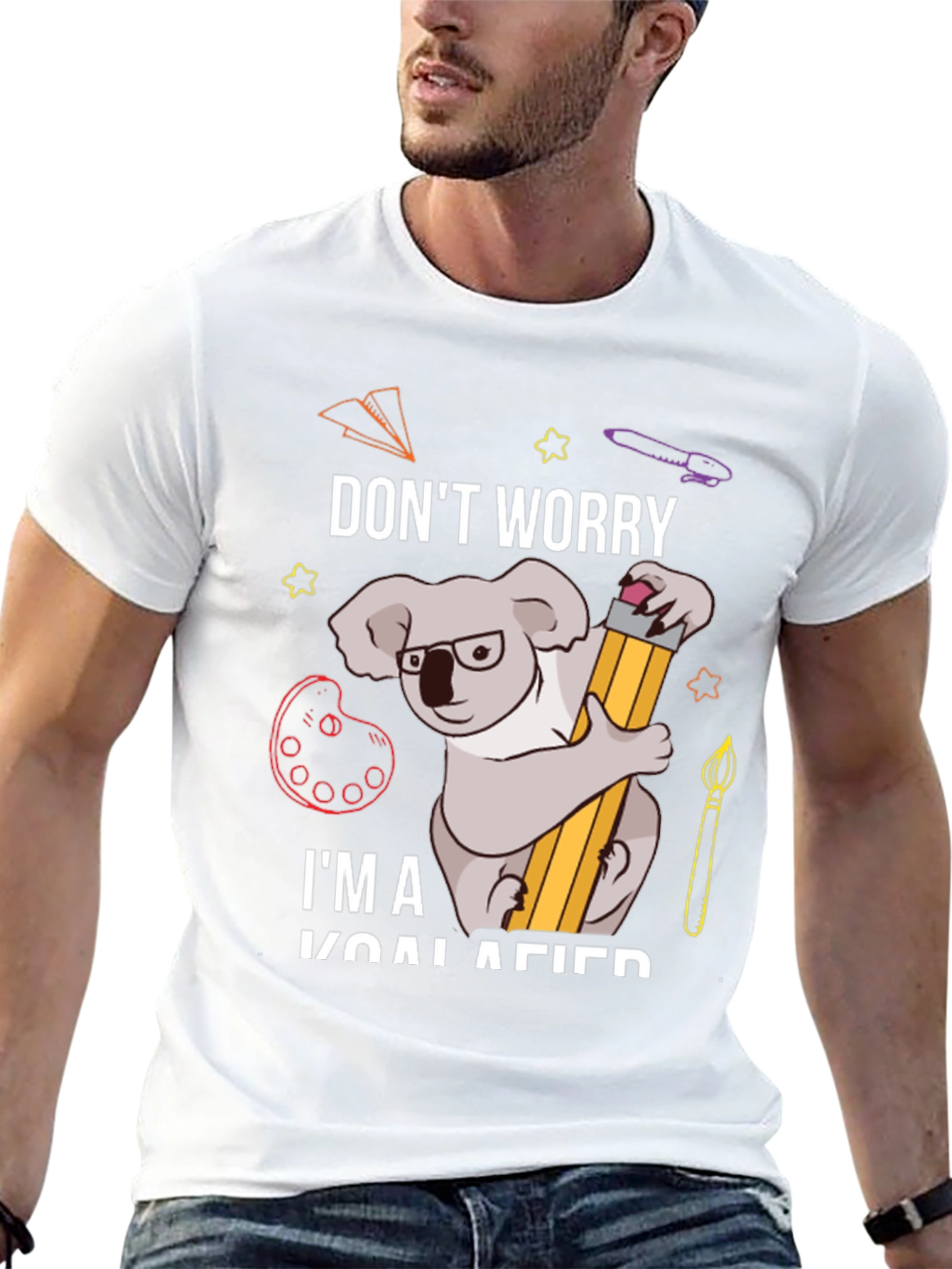 Dont Worry Im Koalafied Funny Graphic Tee