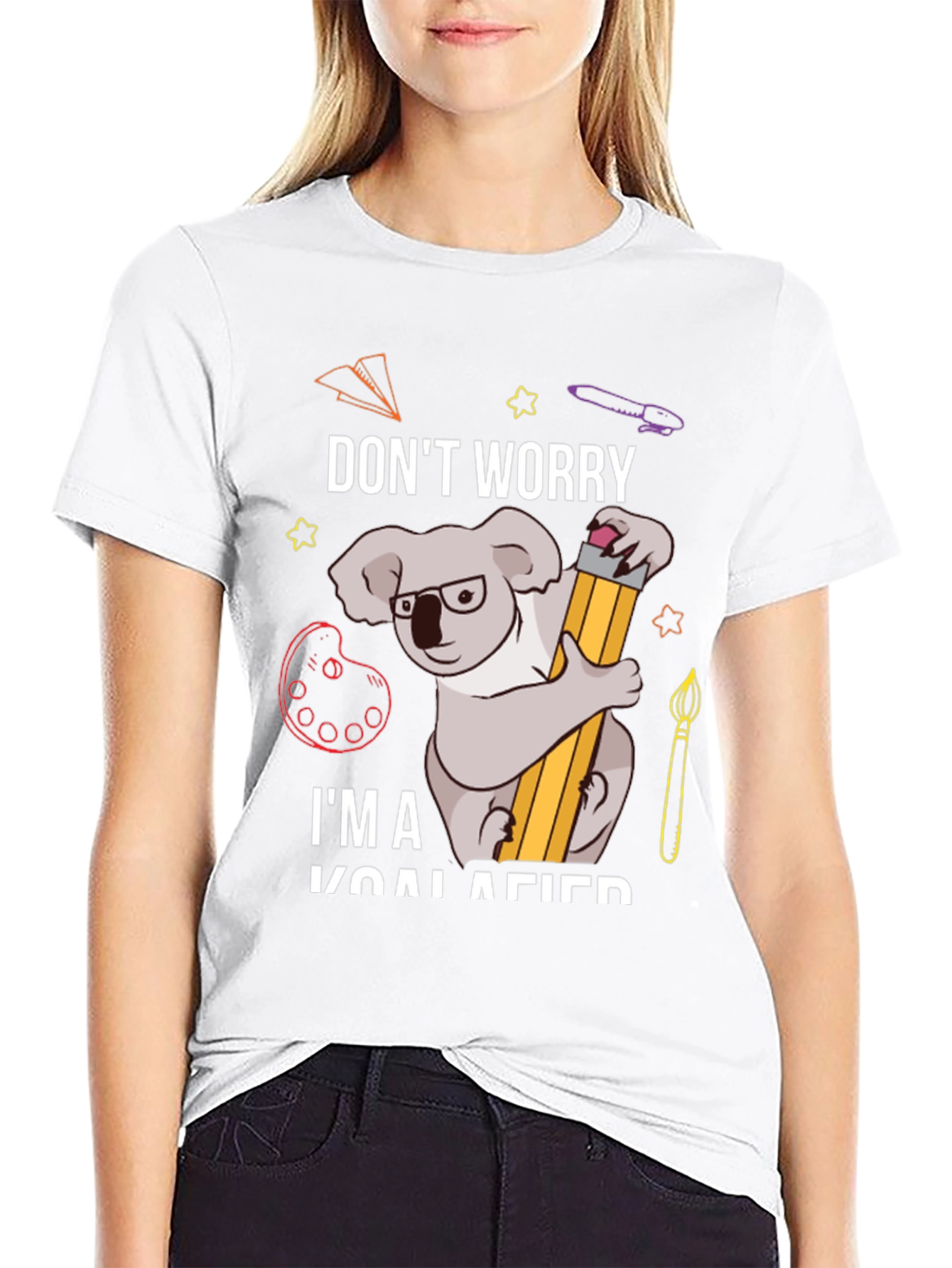 Dont Worry Im Koalafied Funny Graphic Tee
