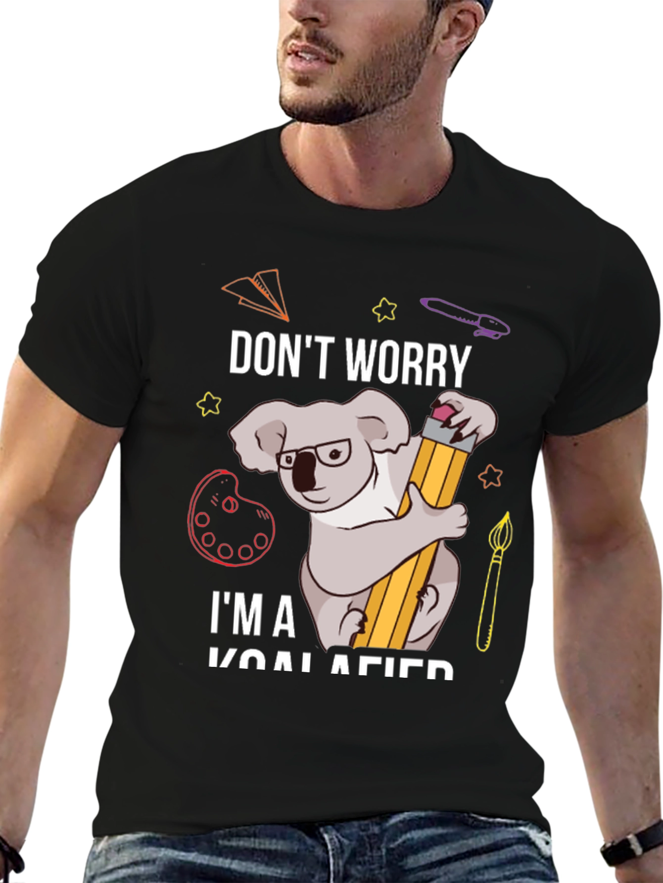 Dont Worry Im Koalafied Funny Graphic Tee