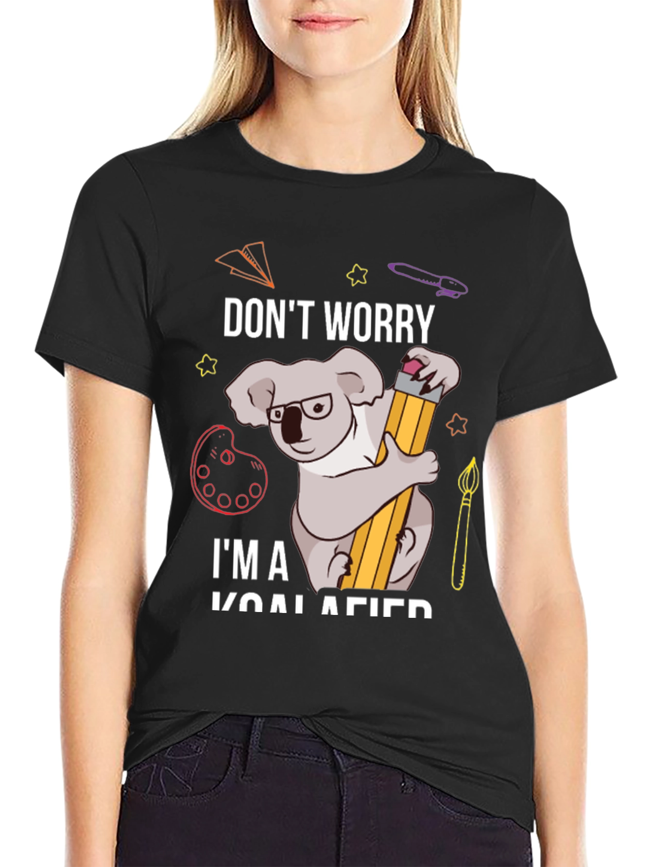 Dont Worry Im Koalafied Funny Graphic Tee