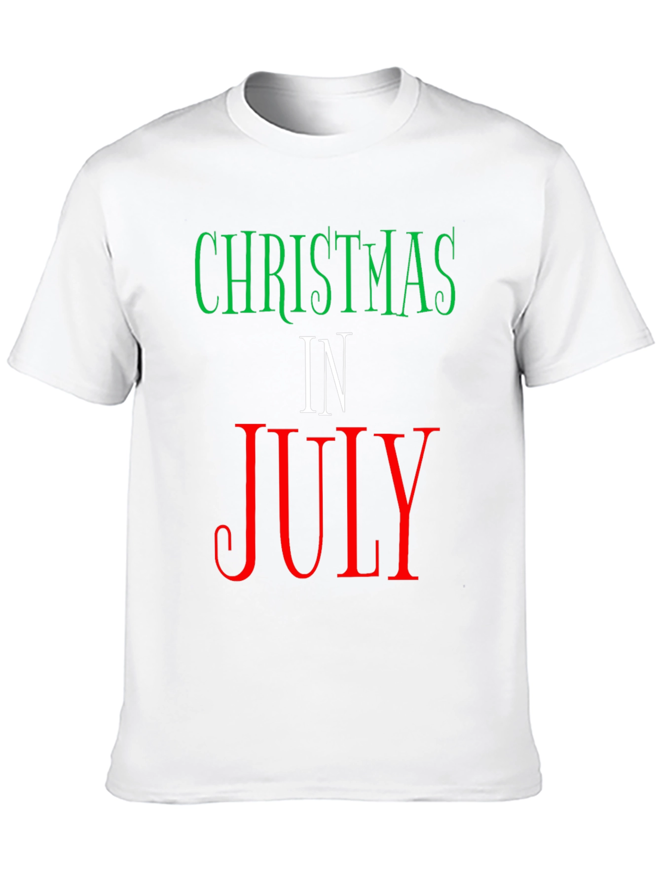 Christmas In July Graphic Tee - Holiday T-Shirt