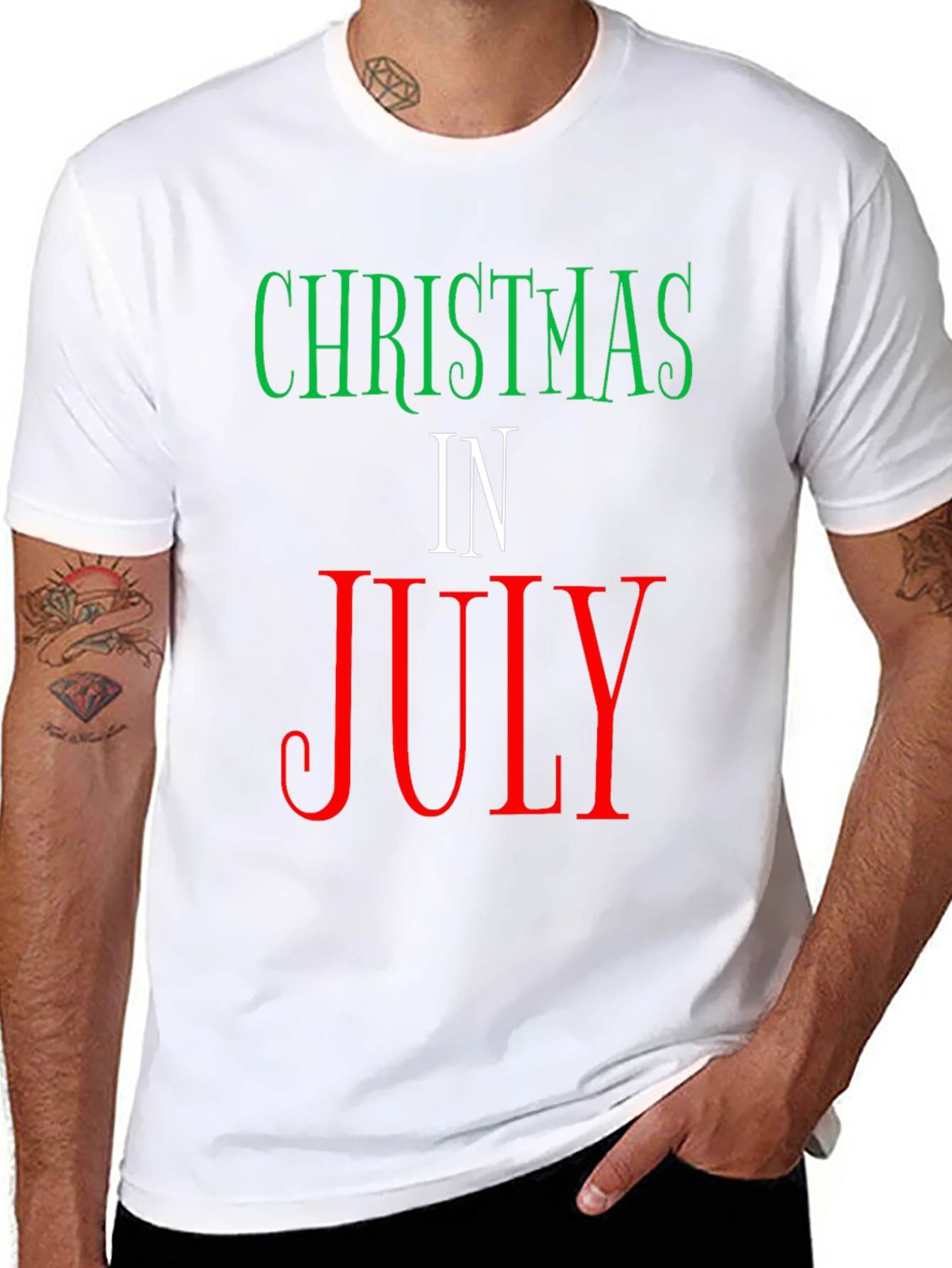Christmas In July Graphic Tee - Holiday T-Shirt