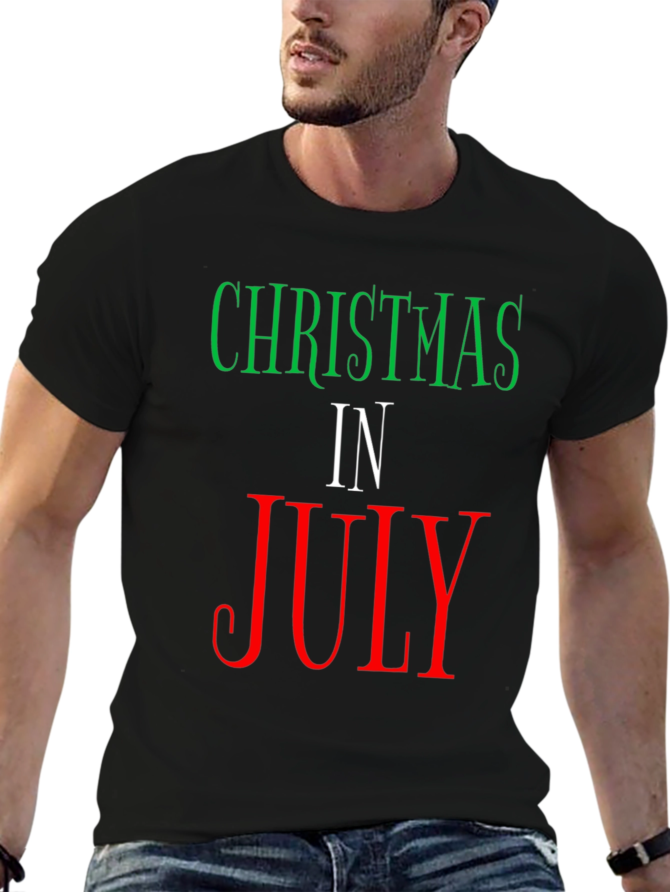 Christmas In July Graphic Tee - Holiday T-Shirt
