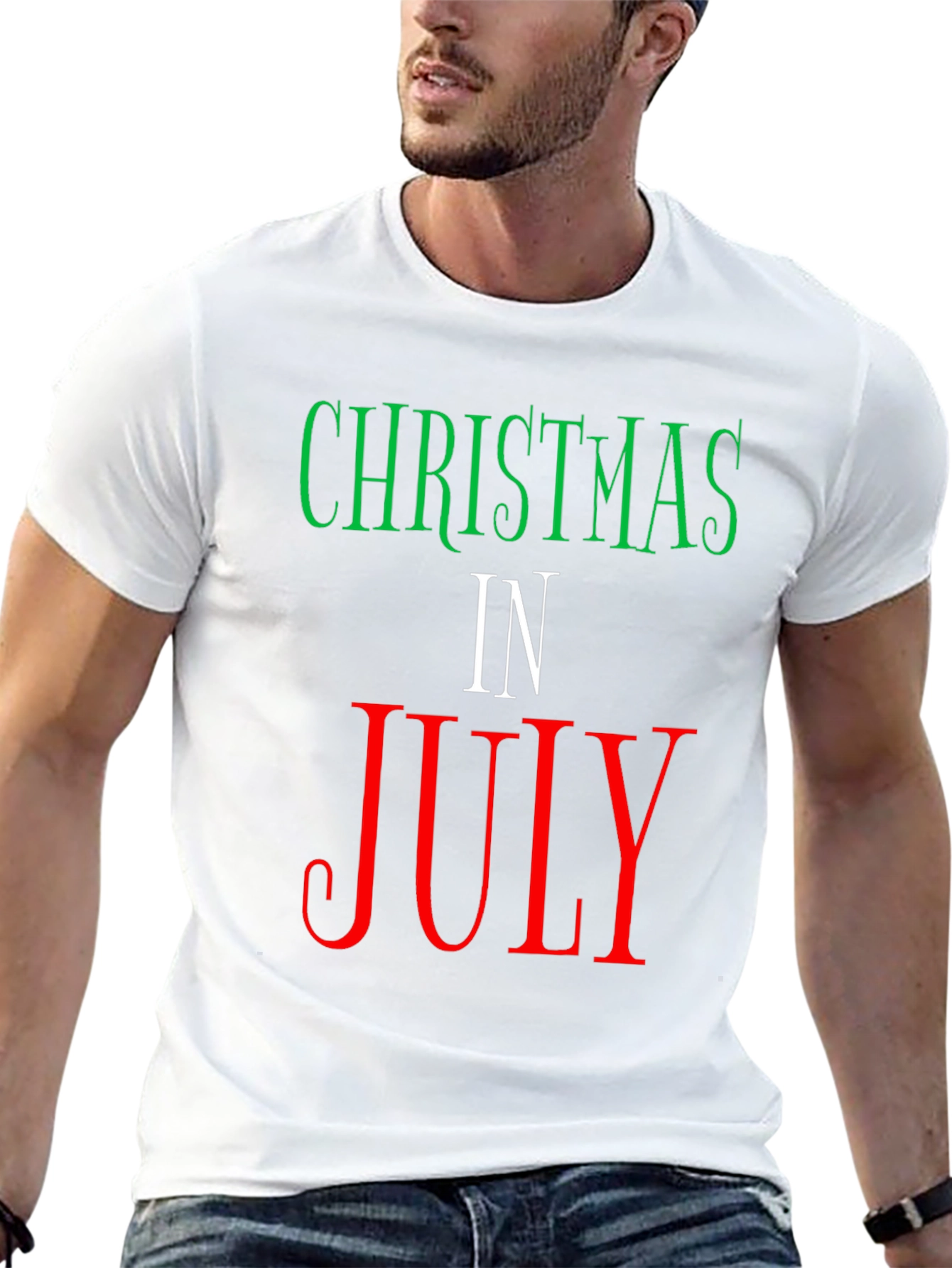 Christmas In July Graphic Tee - Holiday T-Shirt