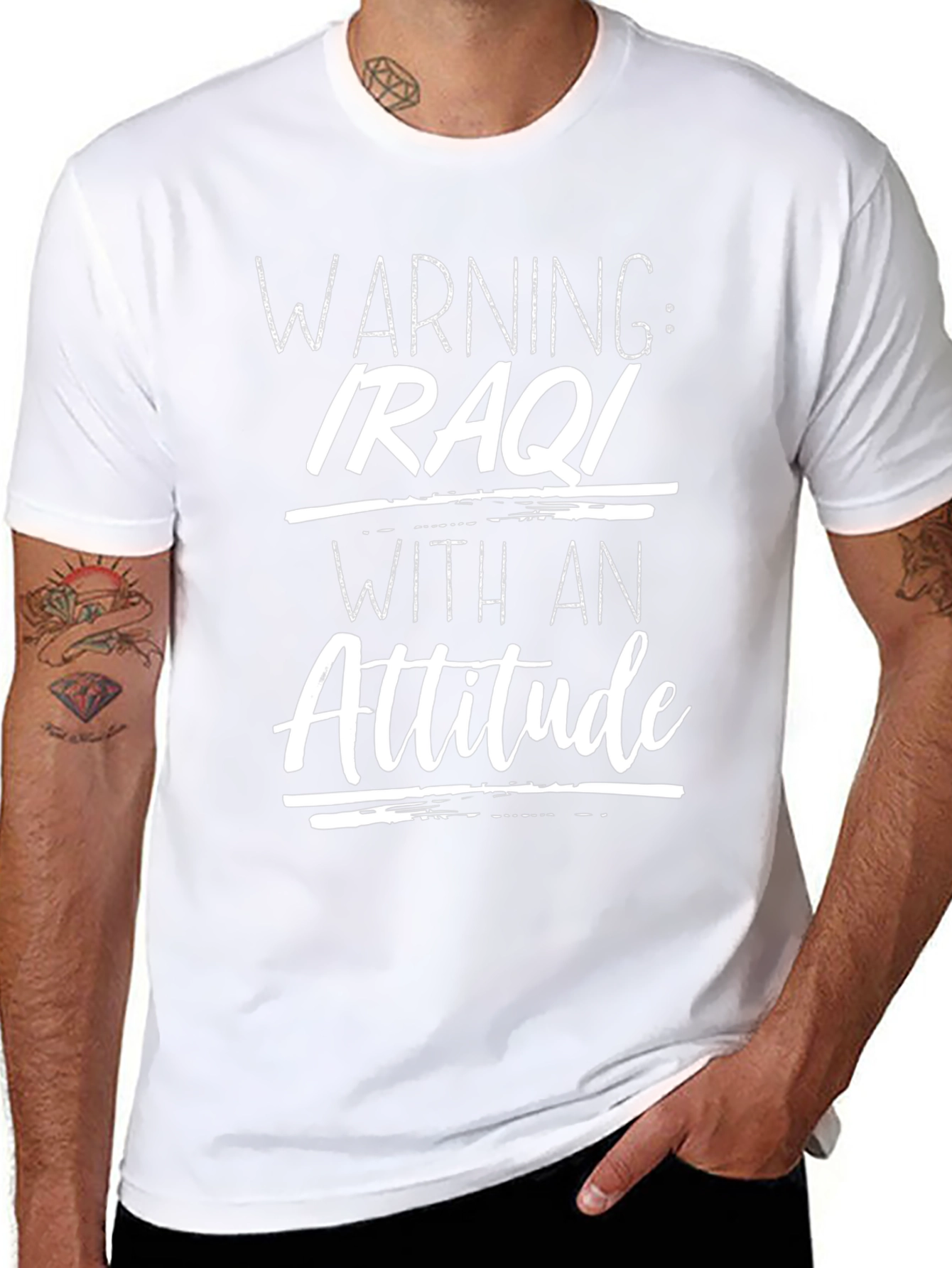 Warning Iraqi Attitude T-Shirt