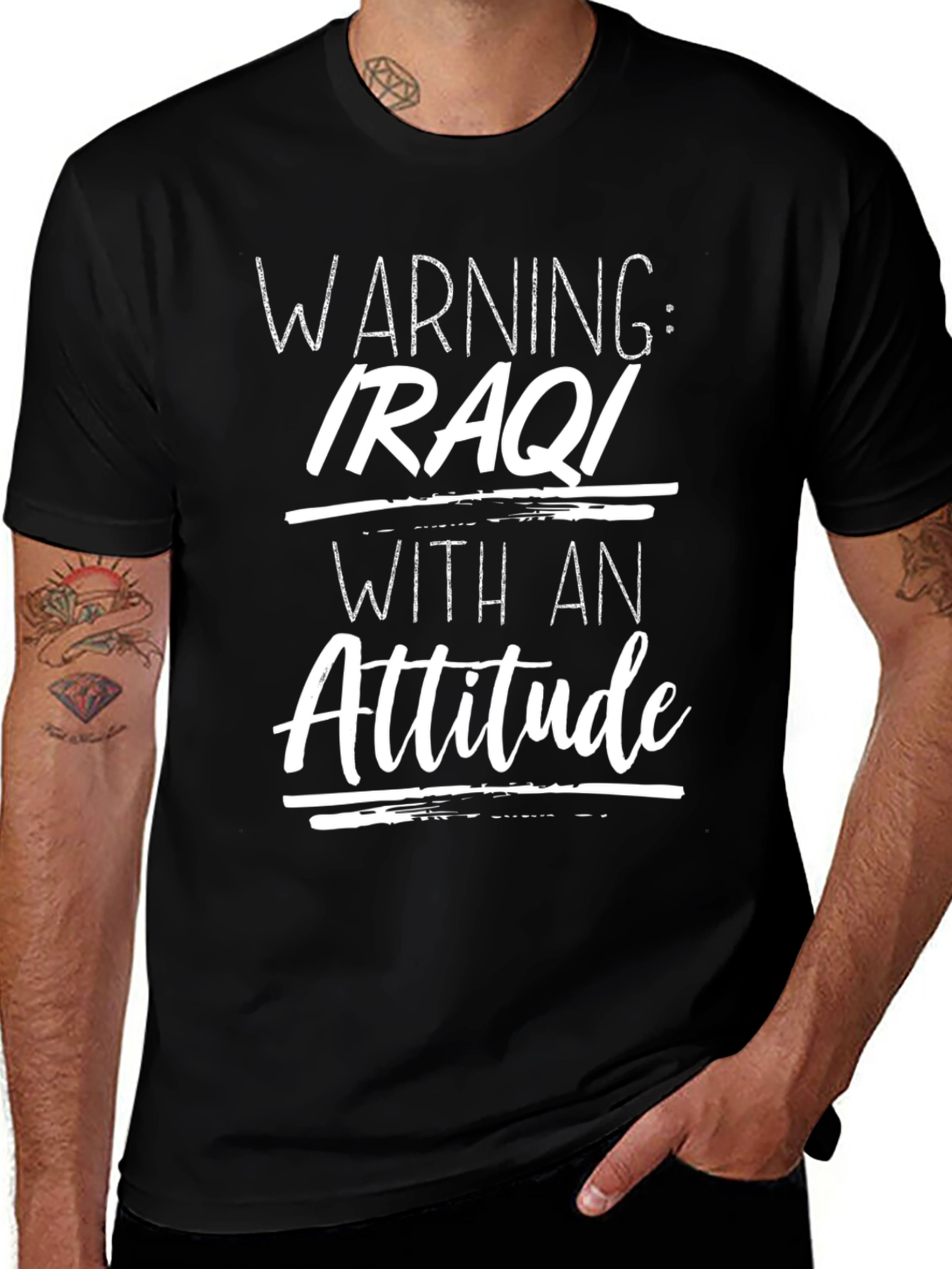Warning Iraqi Attitude T-Shirt