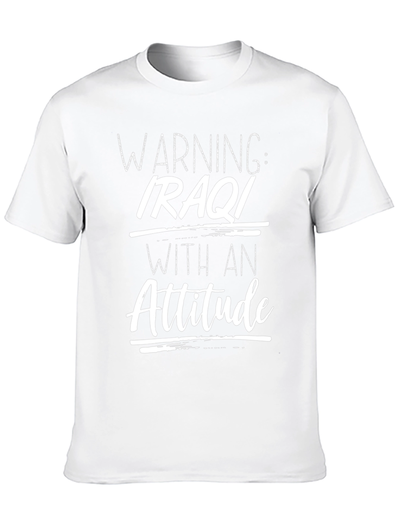 Warning Iraqi Attitude T-Shirt