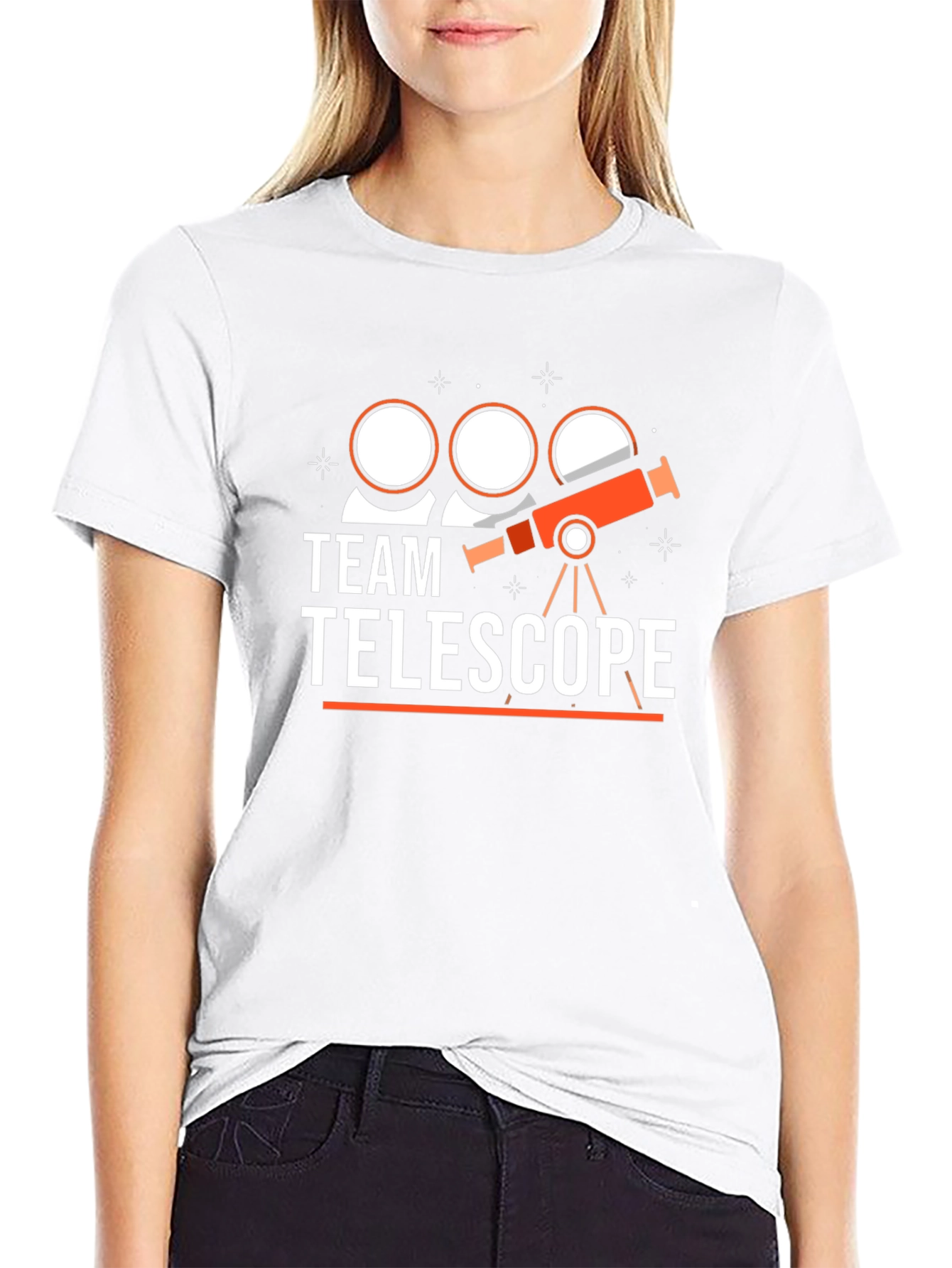 Team Telescope Graphic Tee - Astronomy Lovers T-Shirt