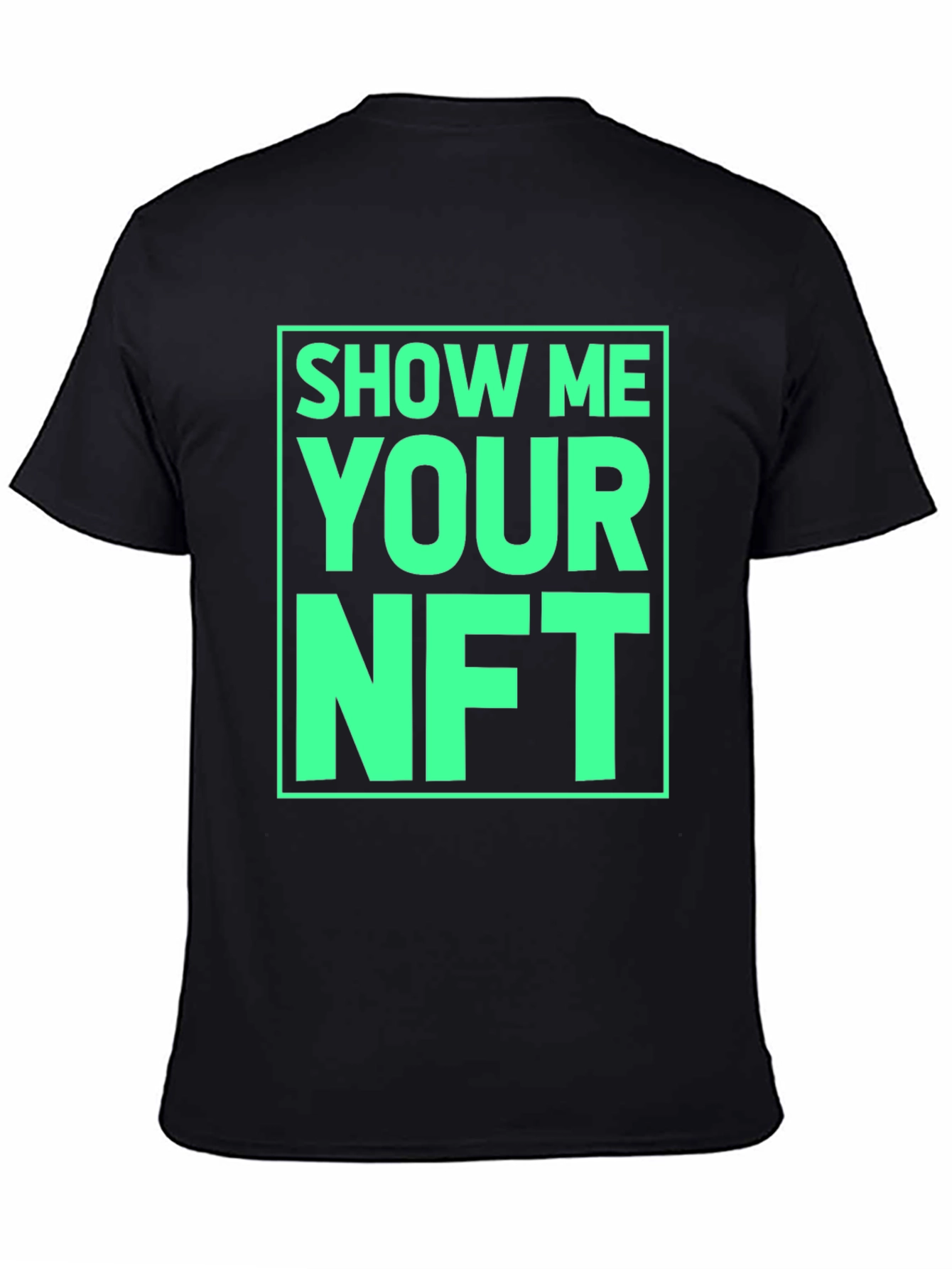Show Me Your NFT Graphic Tee - Black