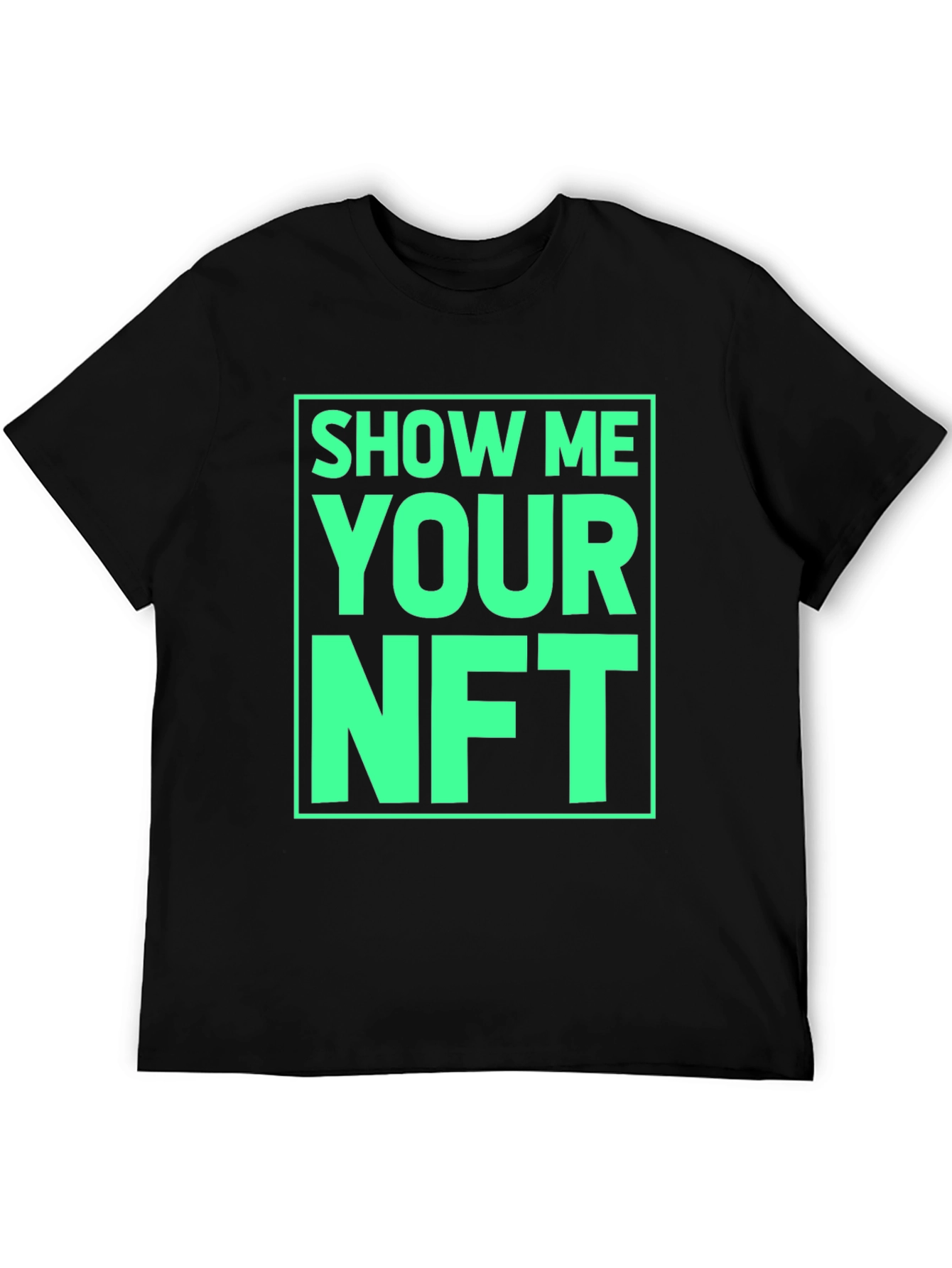 Show Me Your NFT Graphic Tee - Black