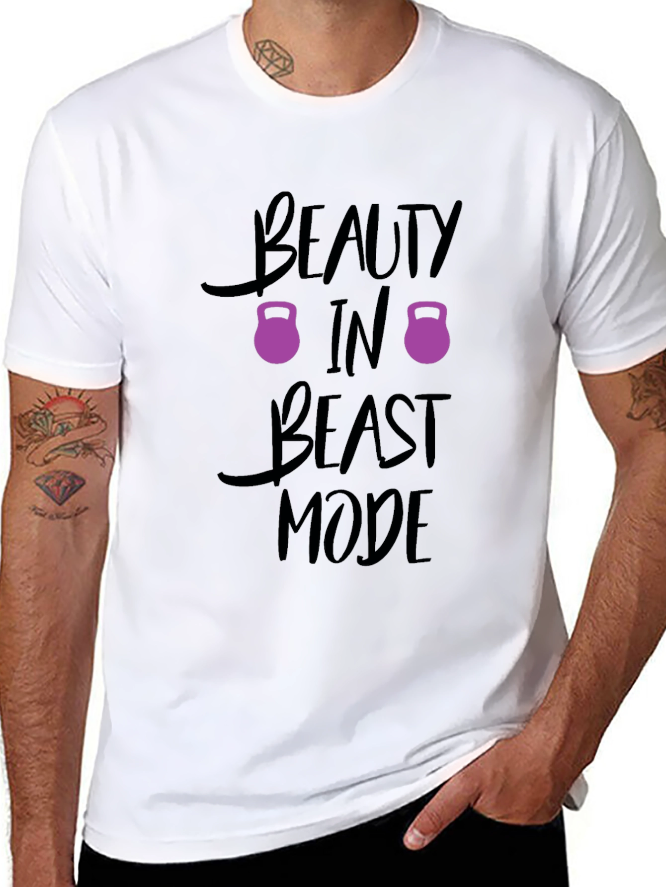 Beauty in Beast Mode Graphic T-Shirt