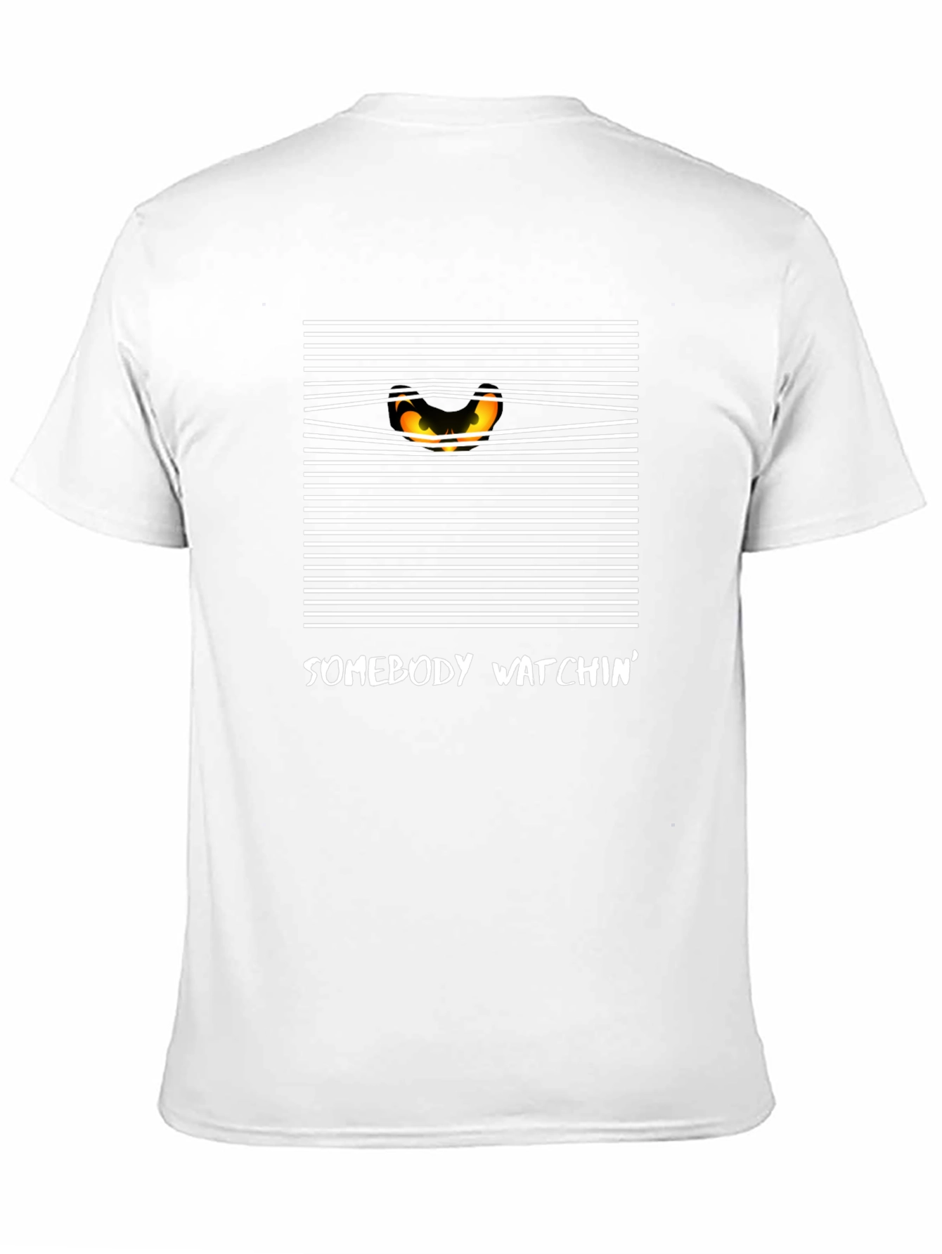 Somebody Watchin Graphic Tee - Black