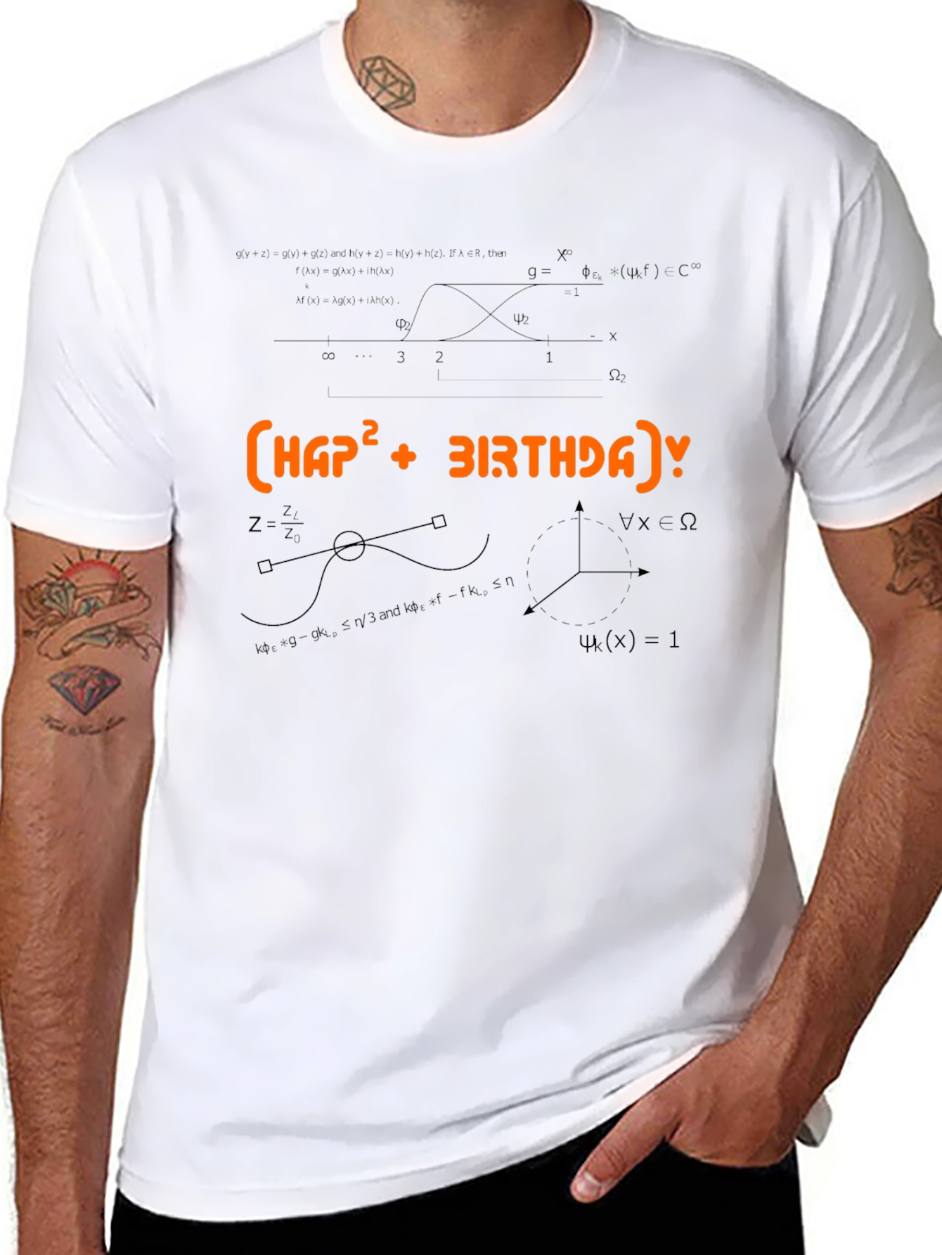 Math Formula Birthday Graphic Tee