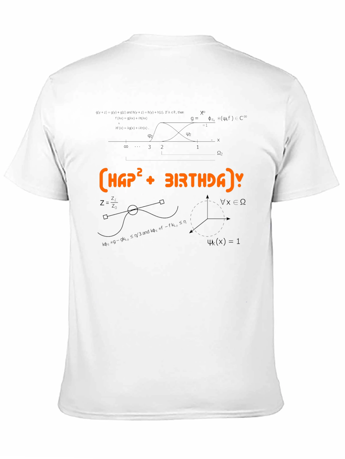 Math Formula Birthday Graphic Tee