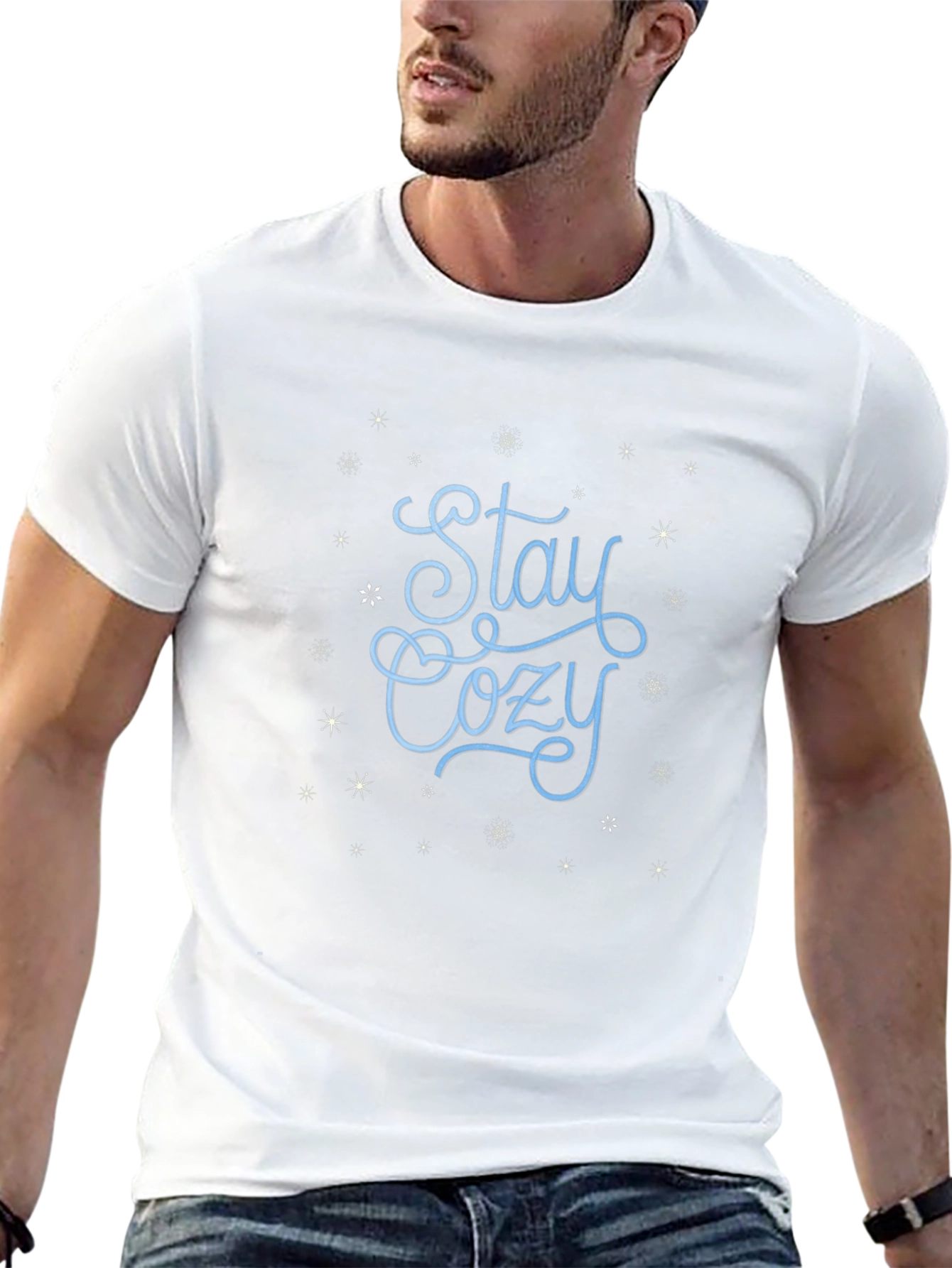 Stay Cozy Graphic T-Shirt - Soft & Comfortable