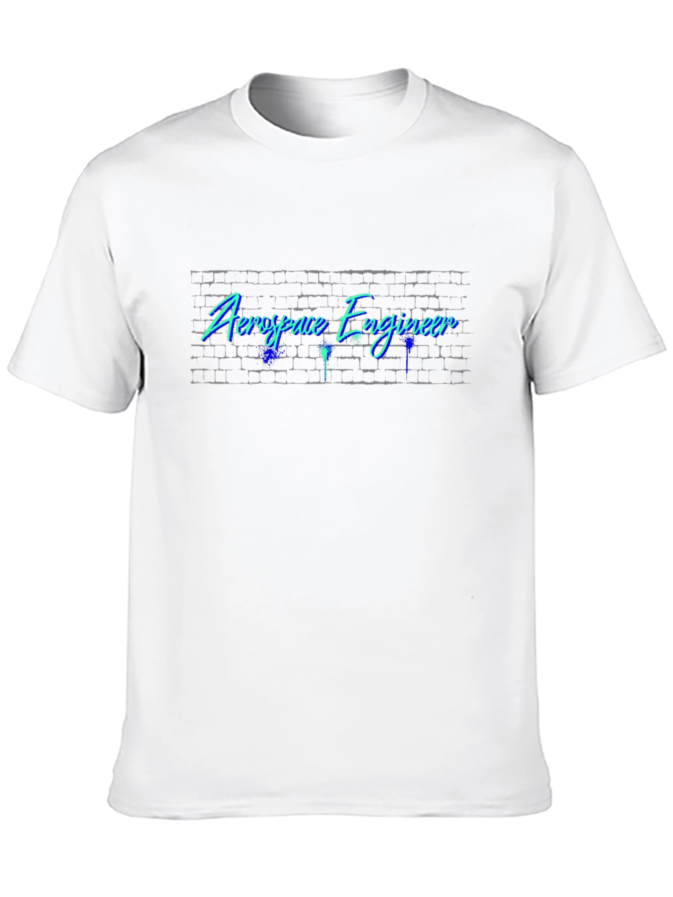 Aerospace Engineer T-Shirt - Brick Wall Style